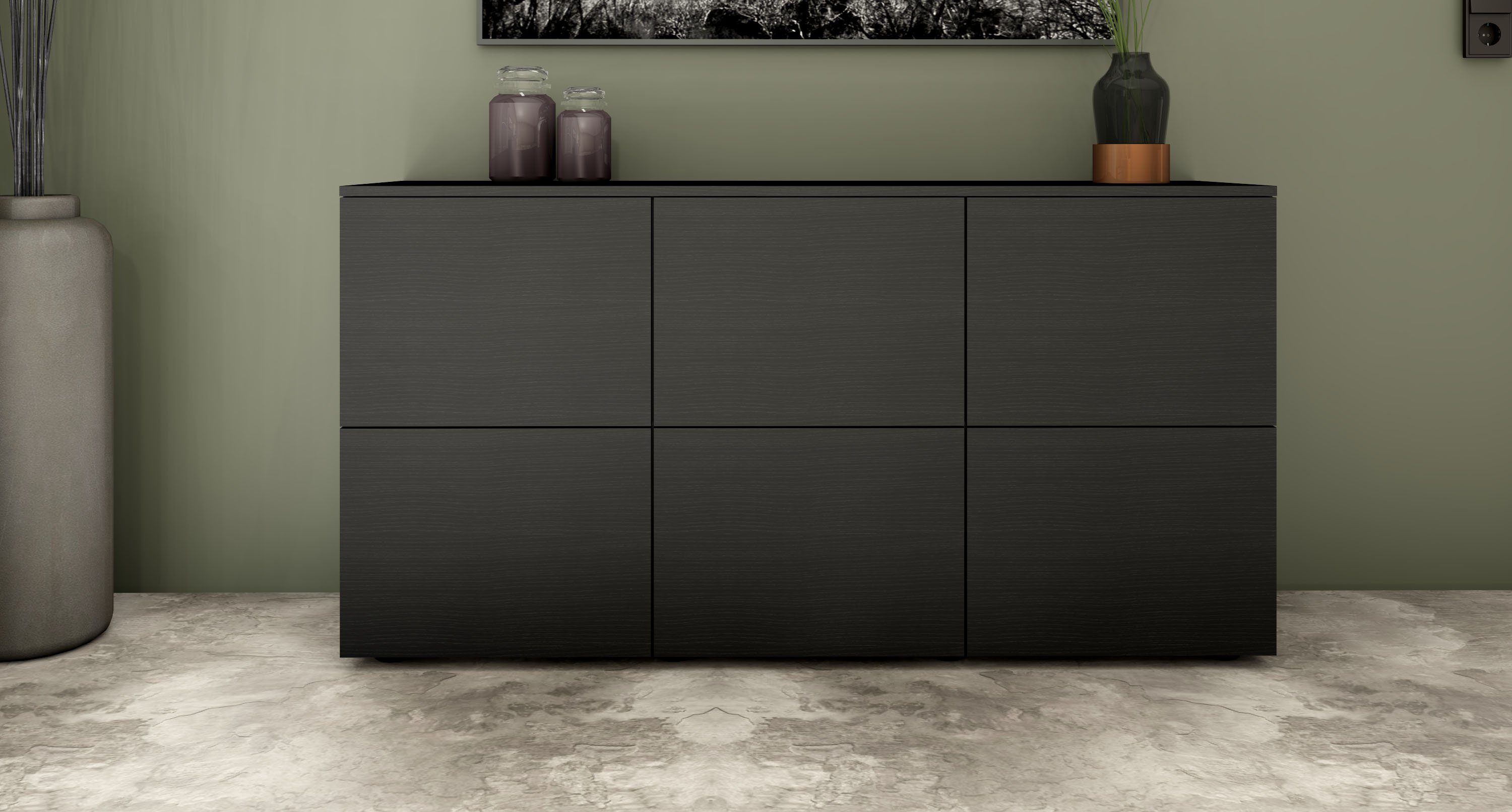 borchardt Möbel Sideboard Rova, Kommode Breite 139 cm, Breite 139 cm