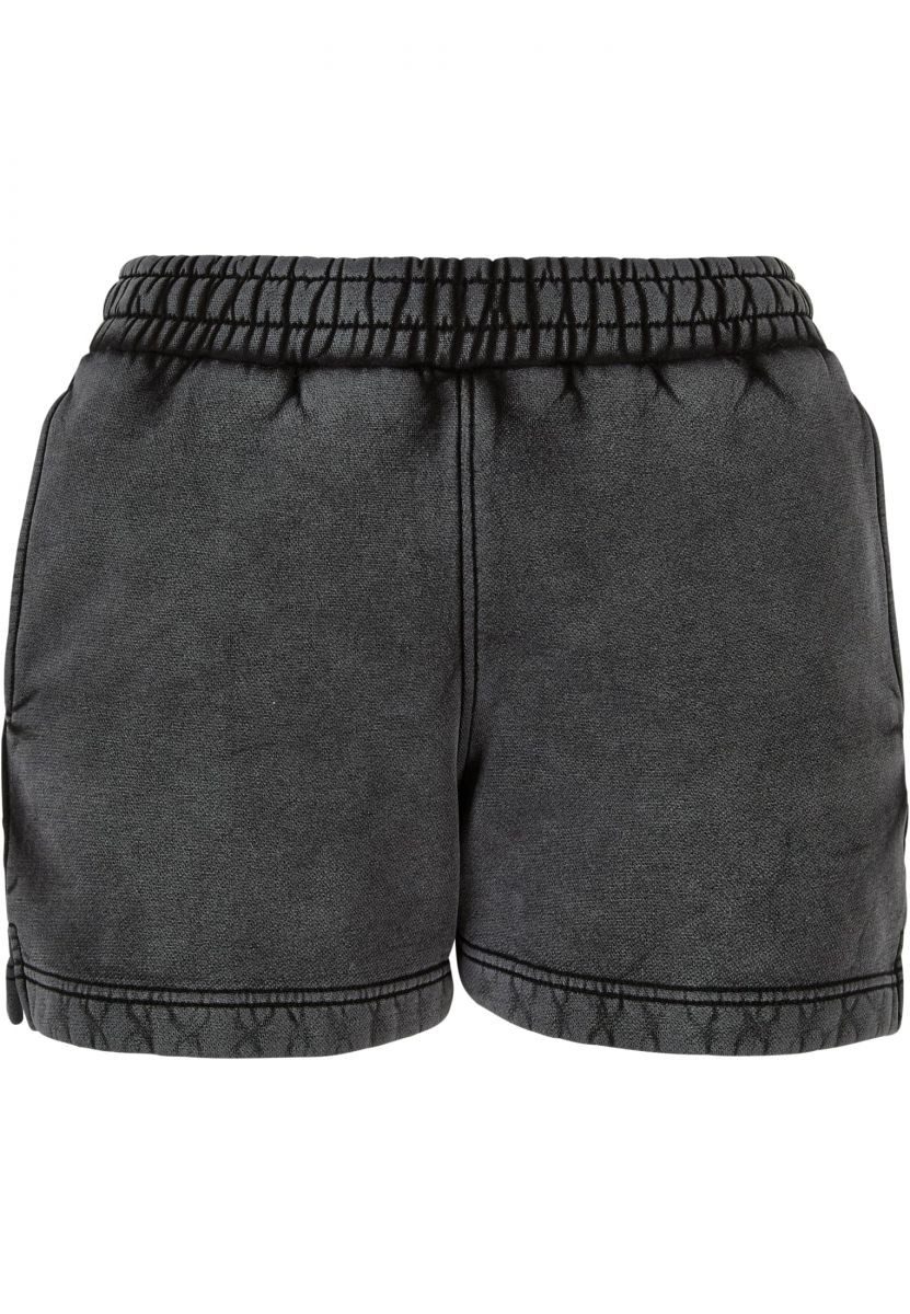URBAN CLASSICS Shorts Ladies Stone Washed Shorts Frauen Shorts
