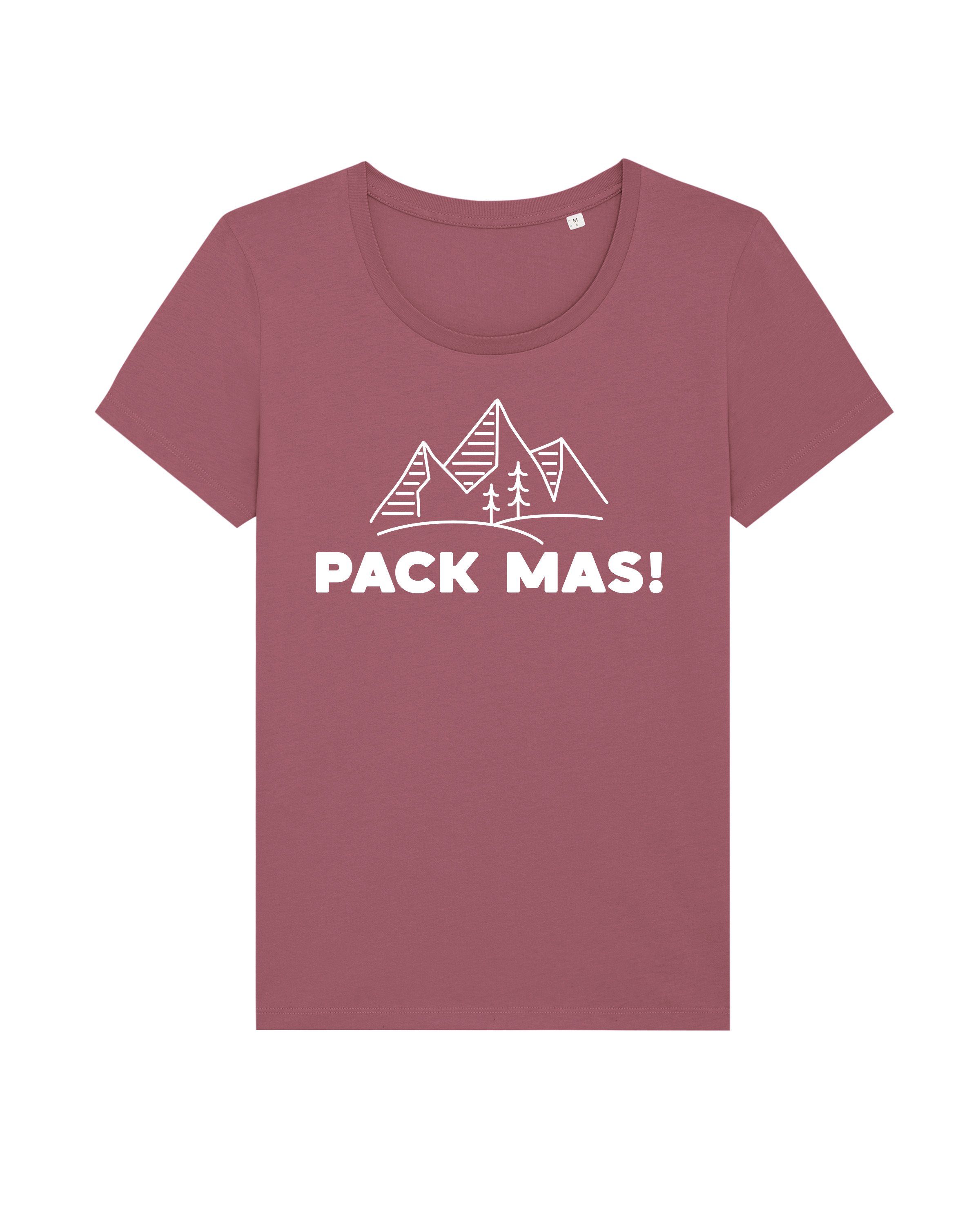 wat? Apparel Rose Hibiscus mas Pack (1-tlg) Print-Shirt