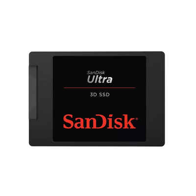 Sandisk Ultra 3D SSD 2TB SSD-Festplatte (2 TB) 2.5" 560 MB/S Lesegeschwindigkeit, 530 MB/S Schreibgeschwindigkeit