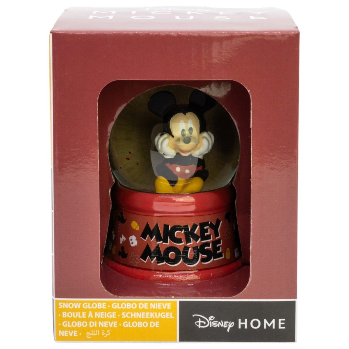 Disney Mickey Mouse Schneekugel Schneekugel aus Glas für Sammlung Deko und Kinderzimmer (1 St)