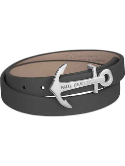 PAUL HEWITT Armband Paul Hewitt Unisex-Armband Leder, Edelstahl, Unisexschmuck