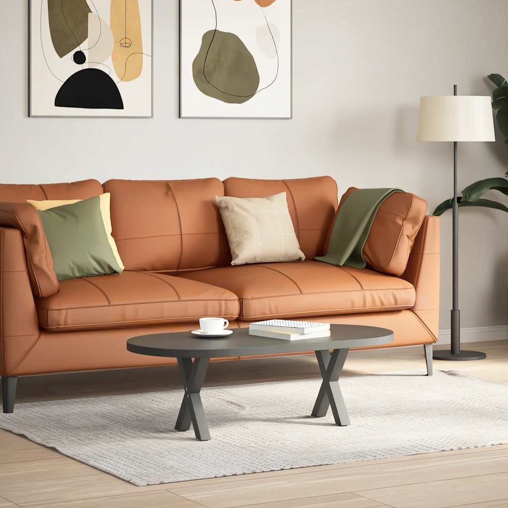 vidaXL Tischbein Couchtischbeine X-Form 2 Stk. Anthrazit 37x(30-31) cm Stah günstig online kaufen