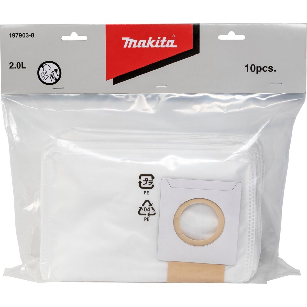 Makita Bodenstaubsauger 197903-8 Filtersack-Set