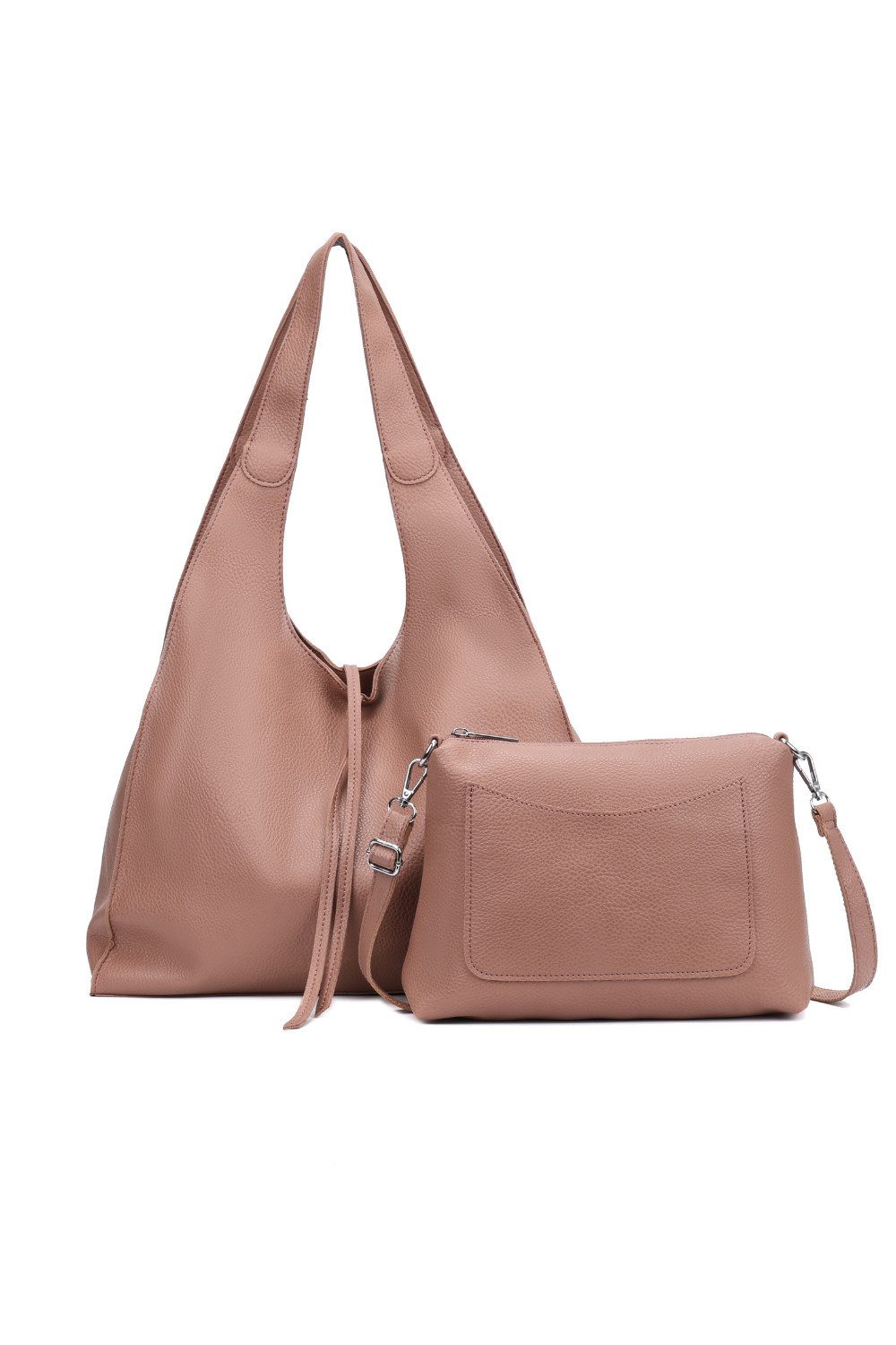Schultertasche 2in1 Damen Schultertasche – Hobo & Crossbody Set in Lederoptik