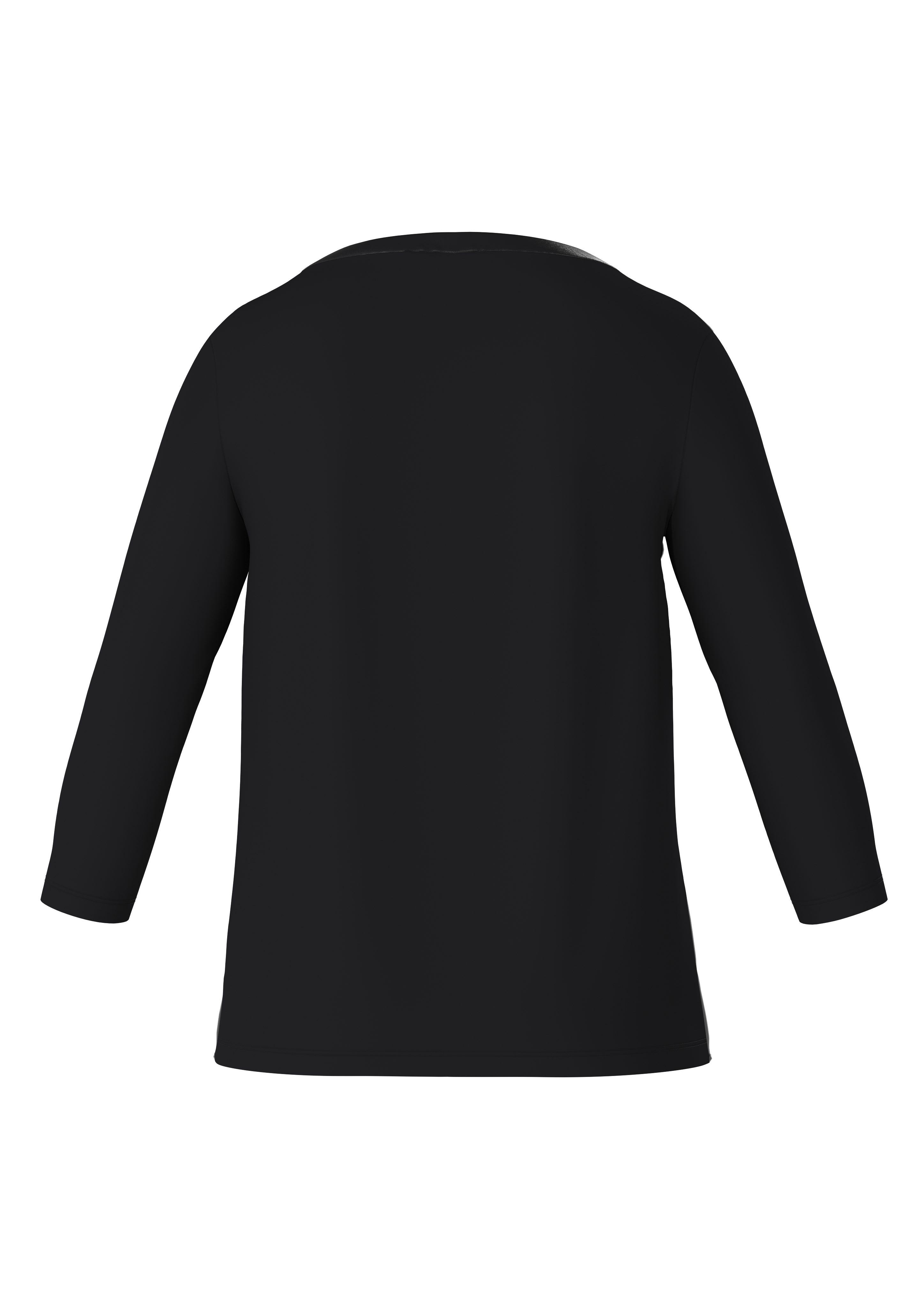 comma Langarmshirt mit 3/4-Armen