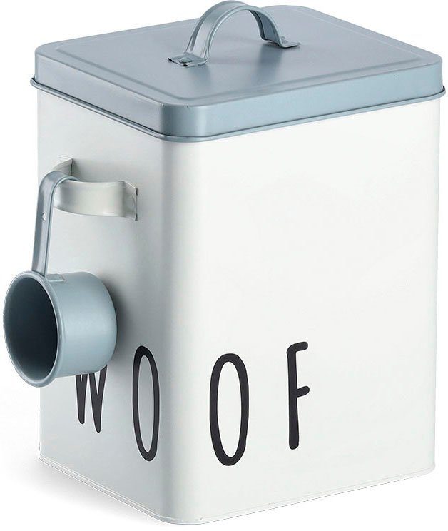 Zeller Vorratsdose Woof, für Hundefutter Metall, (2-tlg), Present