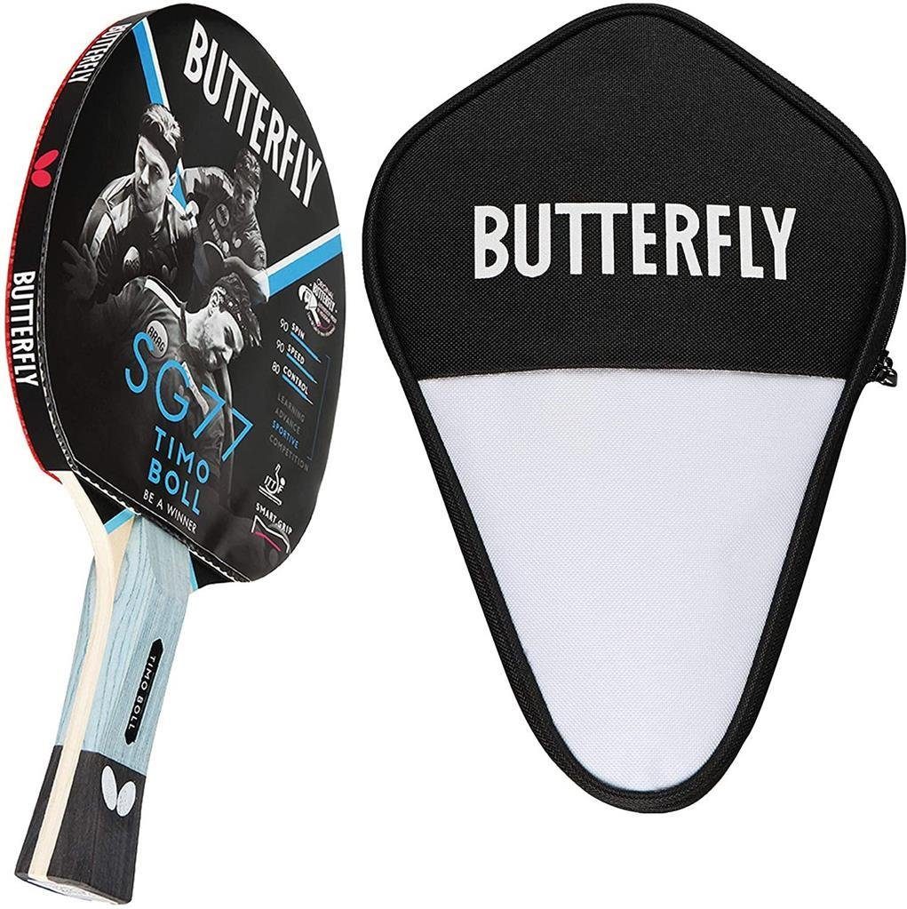 Tischtennisschläger 1x Timo Boll SG77 + Cell Case 1