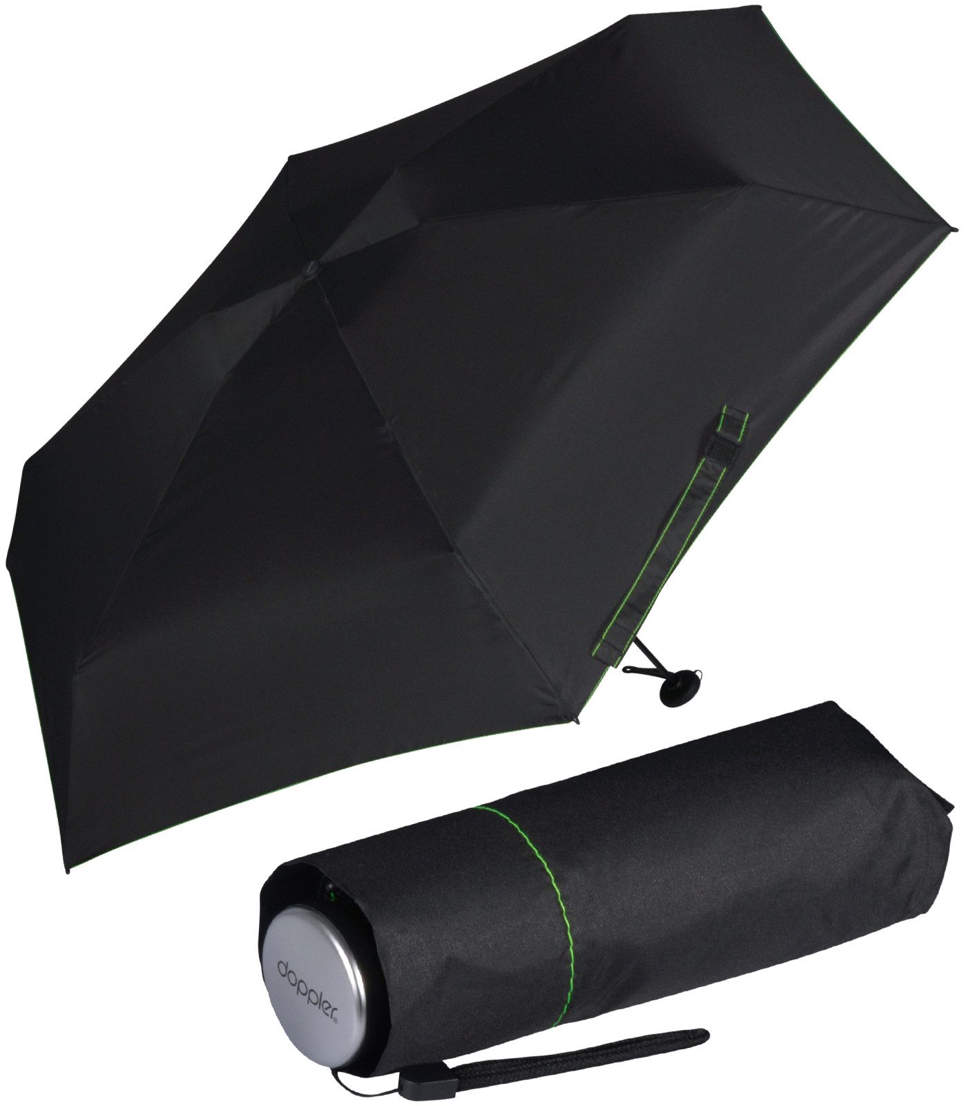 doppler® Taschenregenschirm Fiber Compact winziger Schirm günstig online kaufen