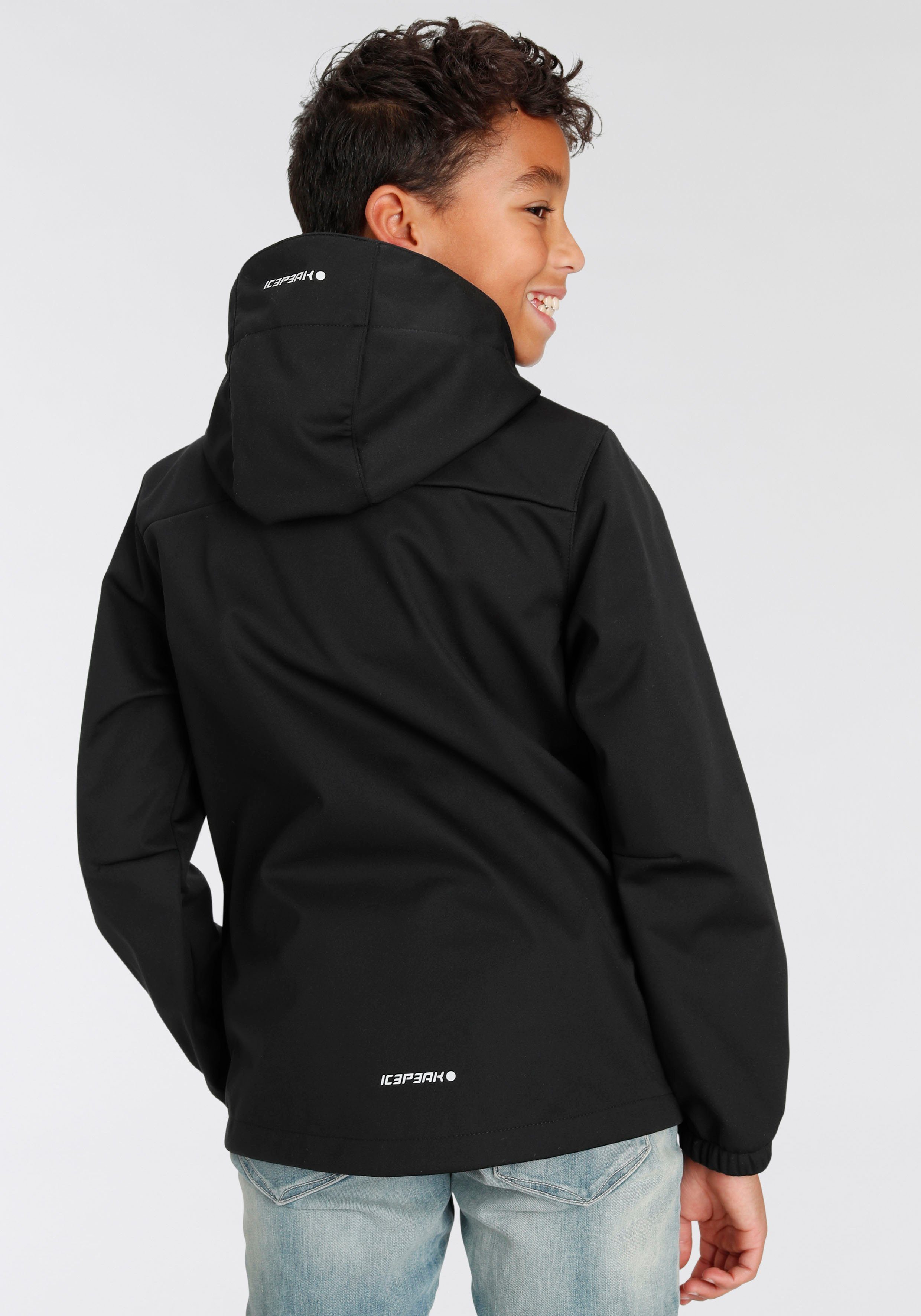 Icepeak K KONAN SOFTSHELLHJACKE black Softshelljacke