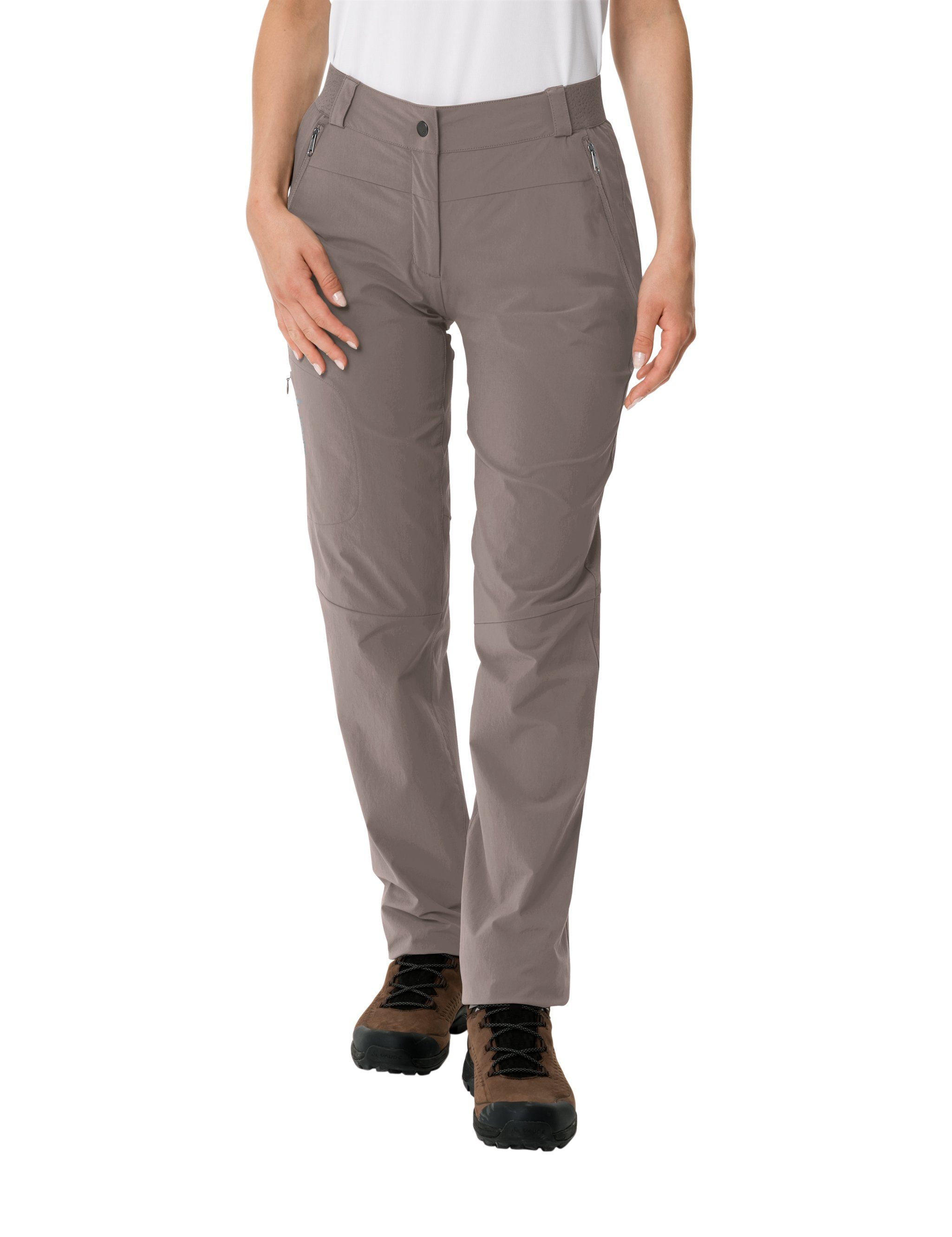 Pants (1-tlg) Funktionshose Stretch III Farley VAUDE Women's Grüner Knopf coconut