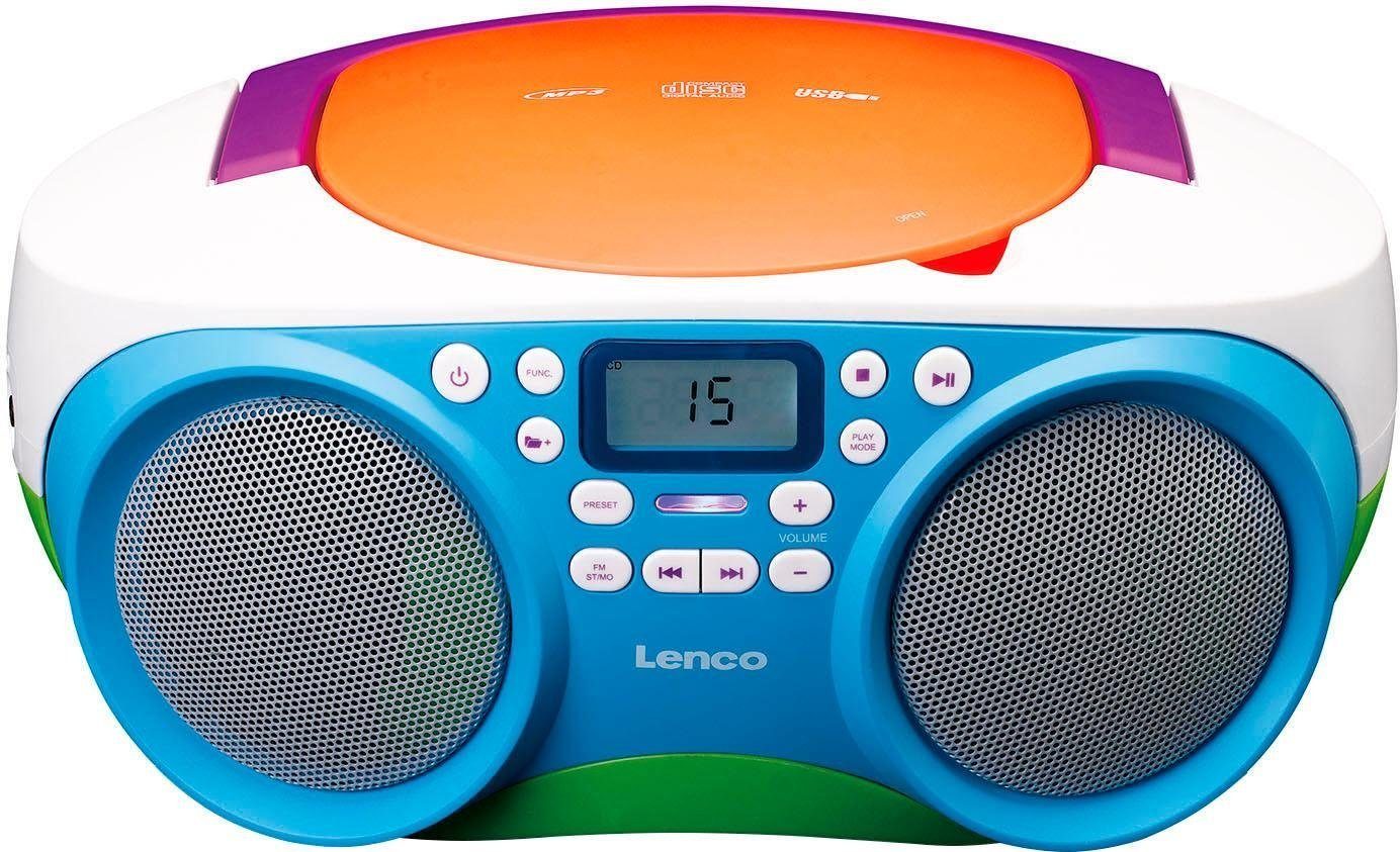 Lenco SCD-41 Stereo-CD Player (UKW-Radio), Schrille und auffällige Farben