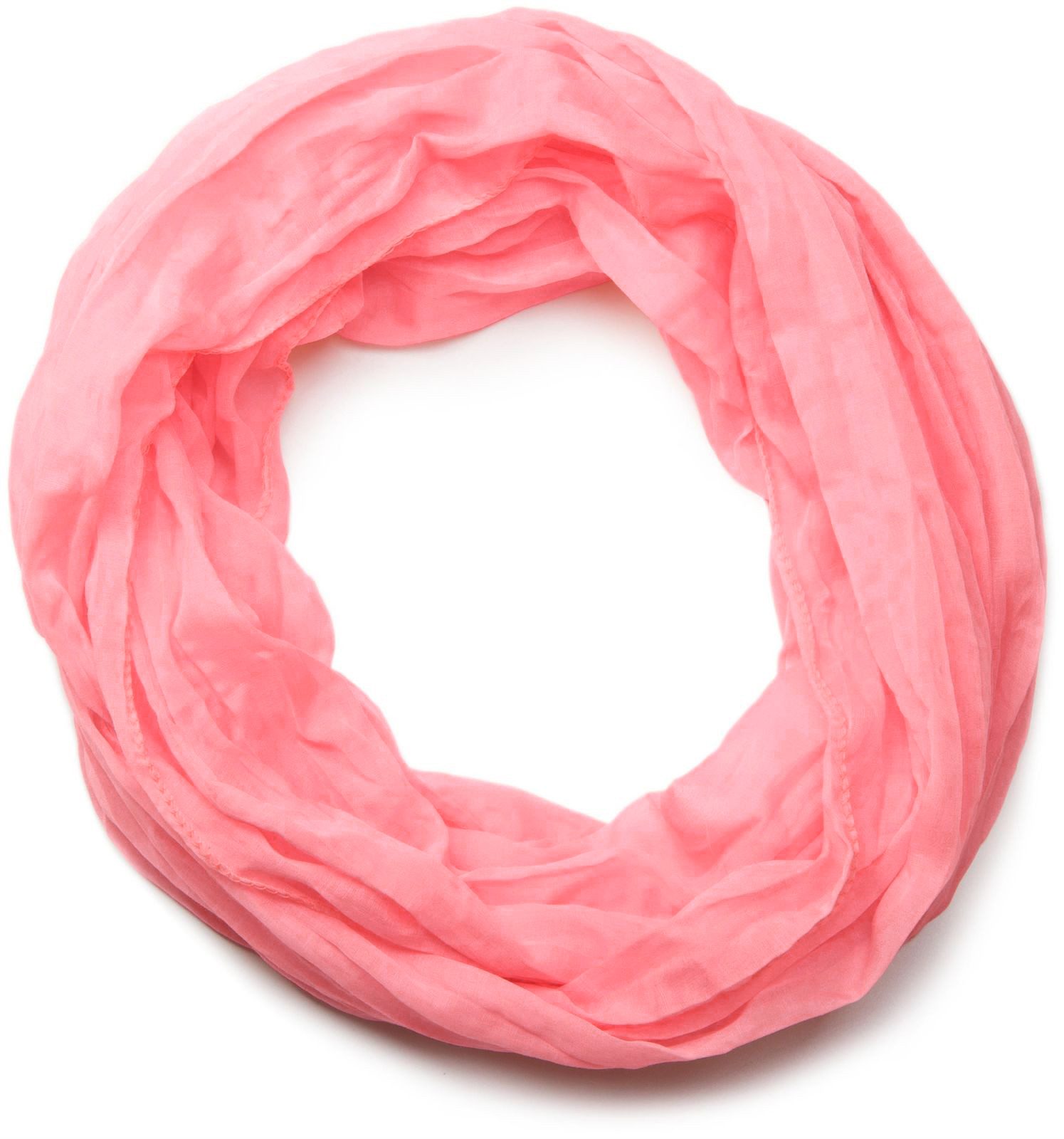 styleBREAKER Loop Seidiger unifarbener Loop, (1-St)