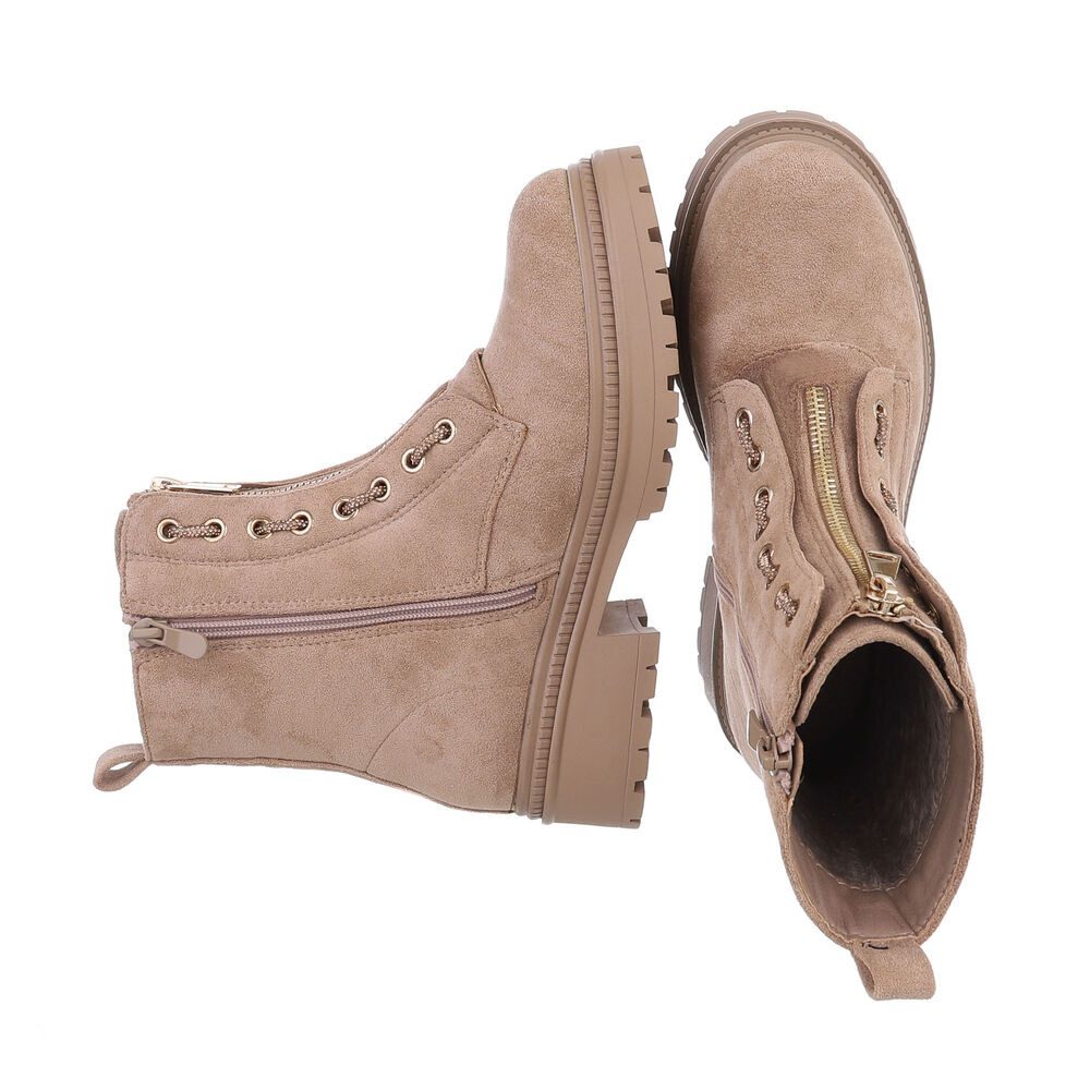 Ital-Design Damen Freizeit Plateaustiefelette (87108864) Blockabsatz günstig online kaufen
