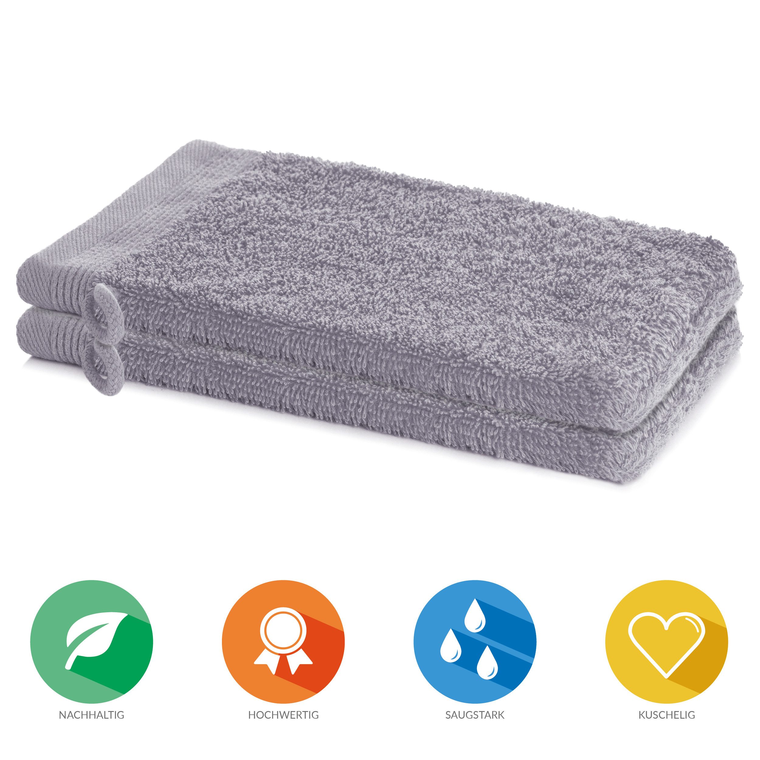 Lavea Waschhandschuh Bali Waschlappen 16x22 cm, Waschhandschuhe, kleine Han günstig online kaufen