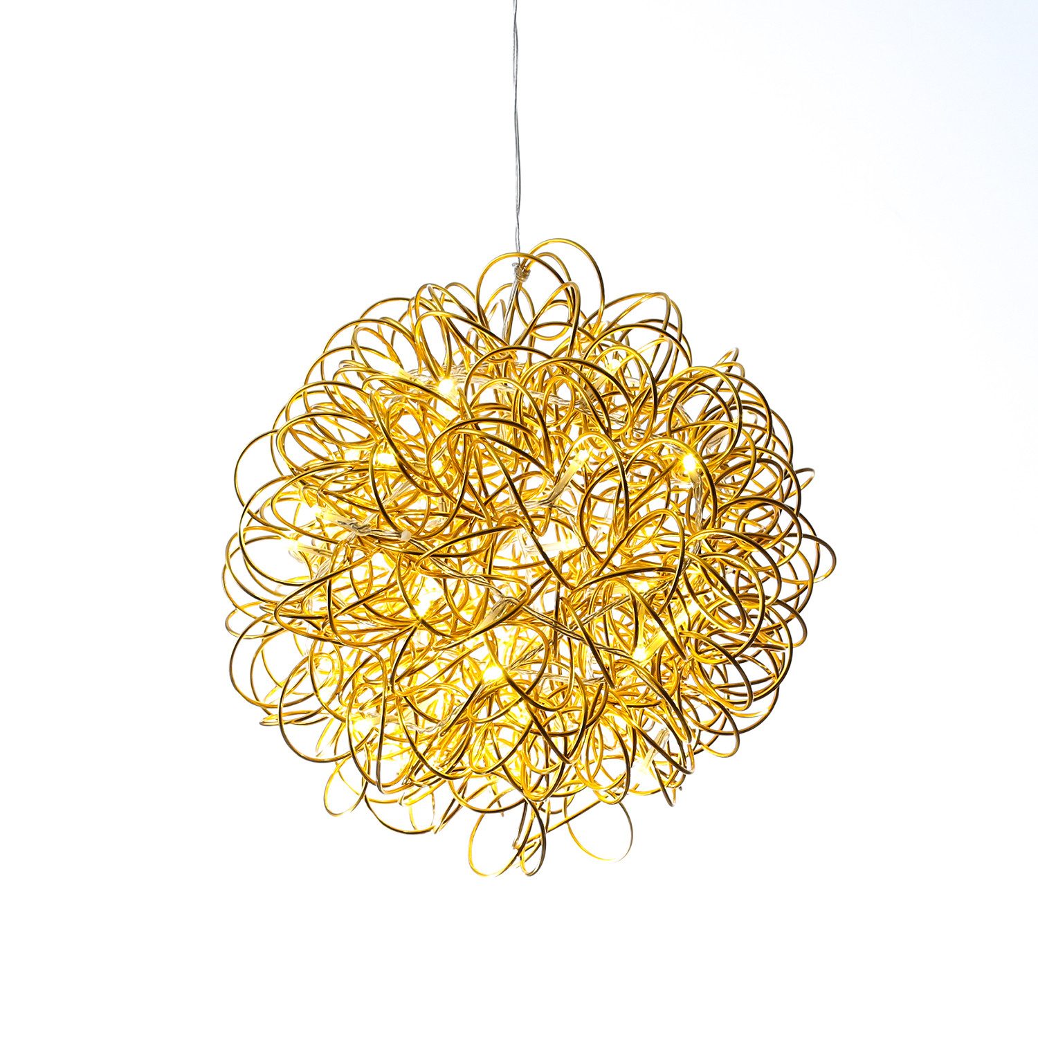 MARELIDA LED Kugelleuchte LED 3D Drahtkugel SPHERE Leuchtkugel Ball 30cm 50LED Draht für Außen, LED Classic, warmweiß (2100K bis 3000K)