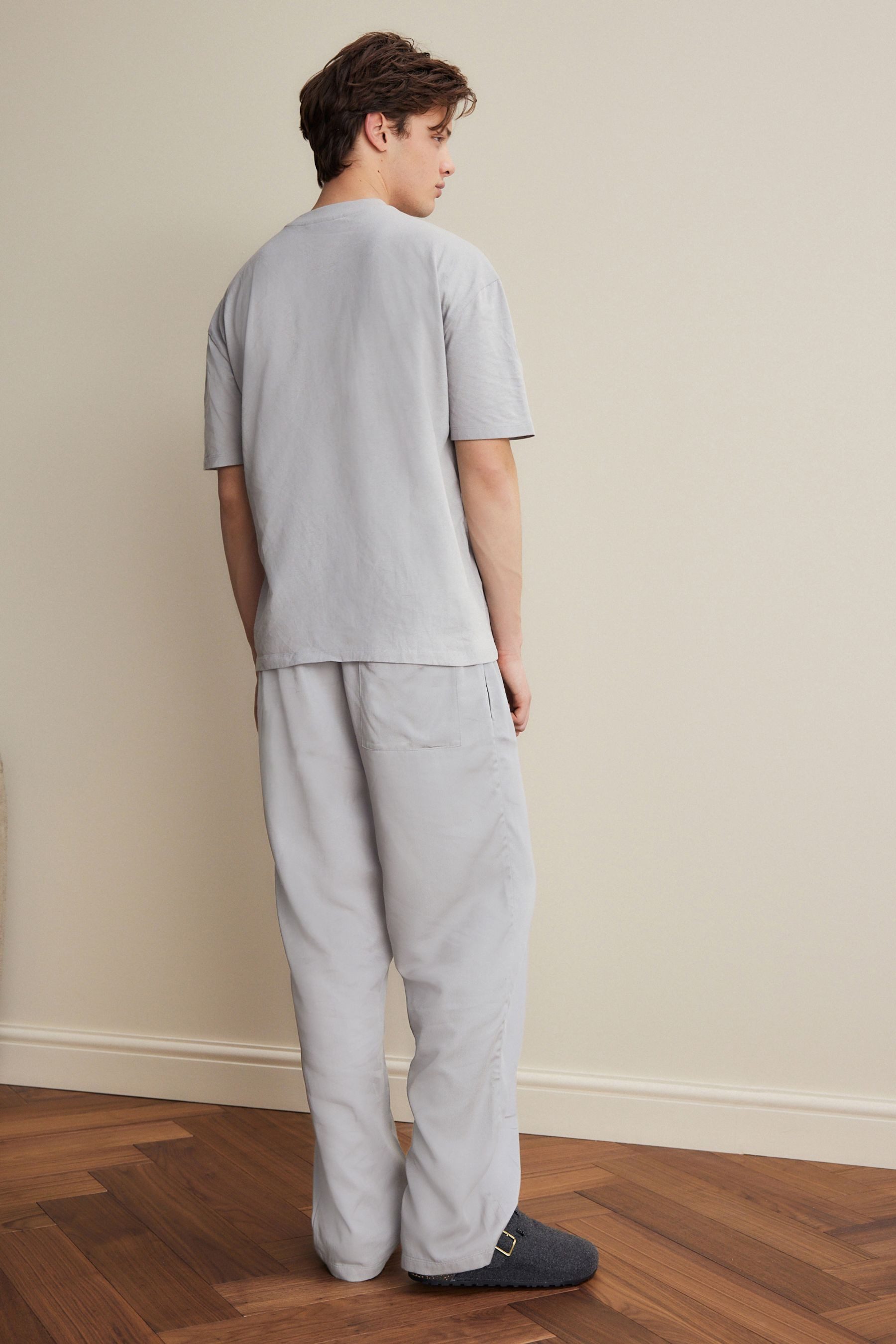 Next Pyjama Schlafanzug aus Premium-Webstoff (2 günstig online kaufen