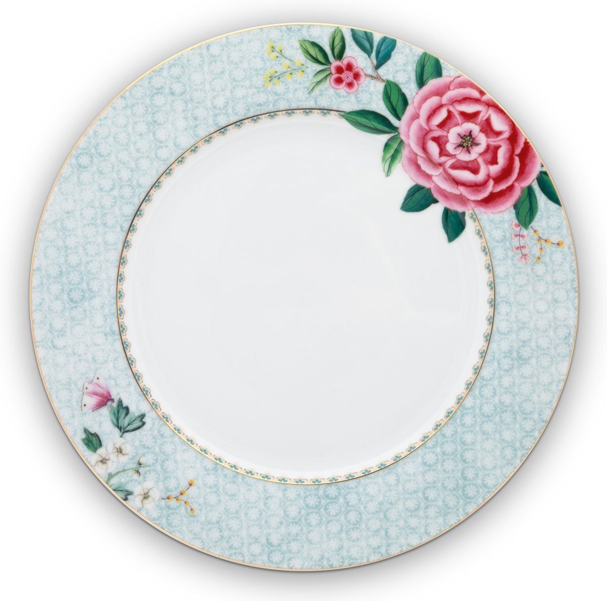 PiP Studio Speiseteller Blushing Birds Speiseteller white 26,5 cm, Plate Blushing Birds White 26.5cm
