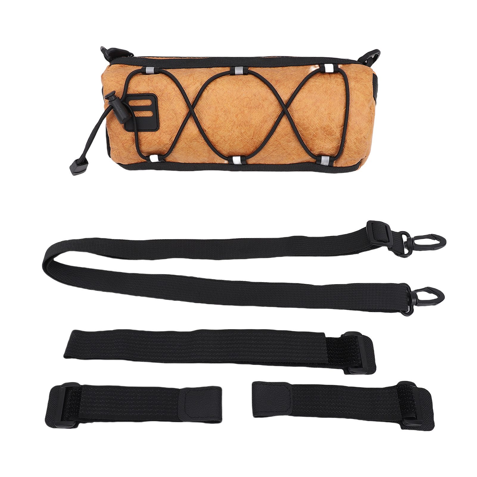 GARRYFIZH Handy-Lenkertasche Fahrrad Lenkertasche Vordertasche Fahrradtasche mit Schultergurt, Schultergurt-Design, Mehrere Taschen, Einfacher Zugriff