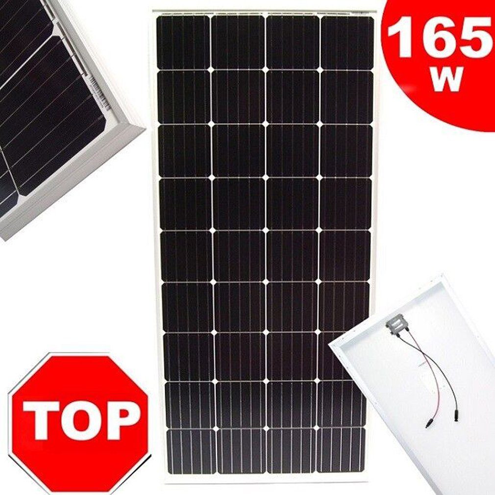 Apex 55401 Solarzelle 165W Solar Solarpanel Solarmodul Solarmodul 12V