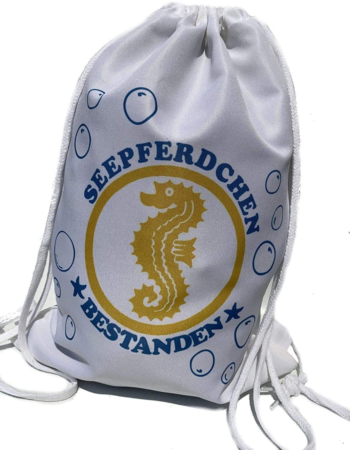 coole-fun-t-shirts Turnbeutel Seepferdchen Bestanden Kinder Beutel Rucksack