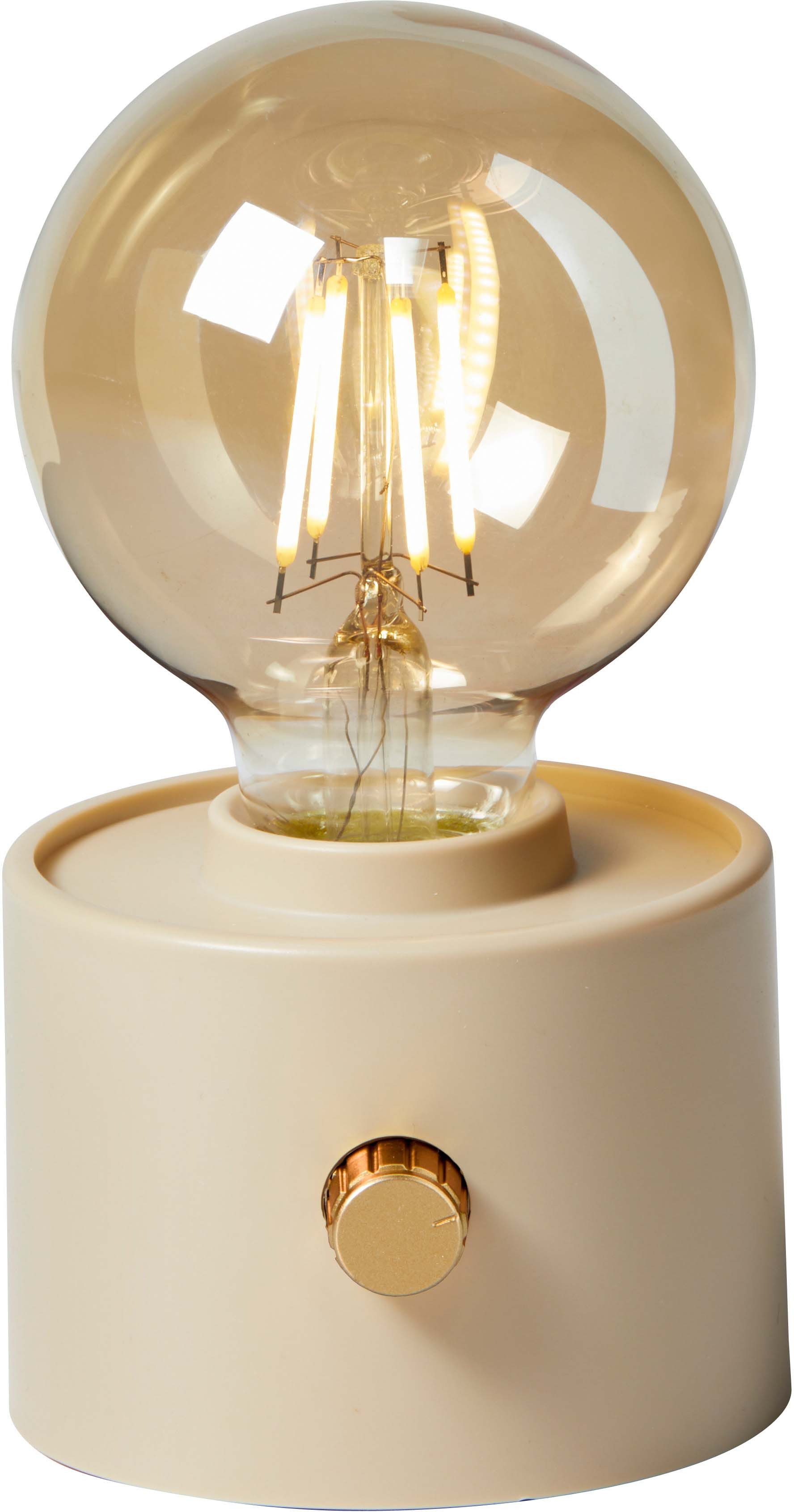 Northpoint LED Nachttischlampe Vintage Akku LED Tischlampe mit USB-C dimmbar