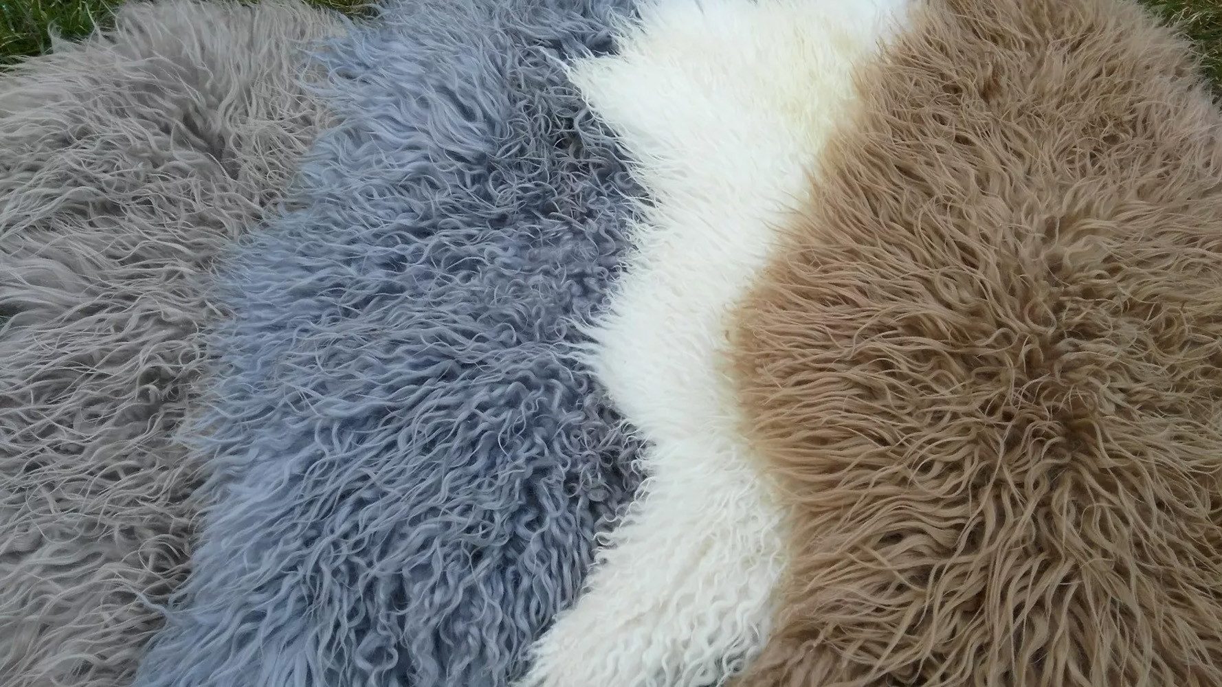 Provellus Fellteppich Island Schaffell Lockig Lammfell günstig online kaufen