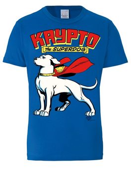 LOGOSHIRT T-Shirt DC Comics – Krypto the Superdog mit lizenziertem Print