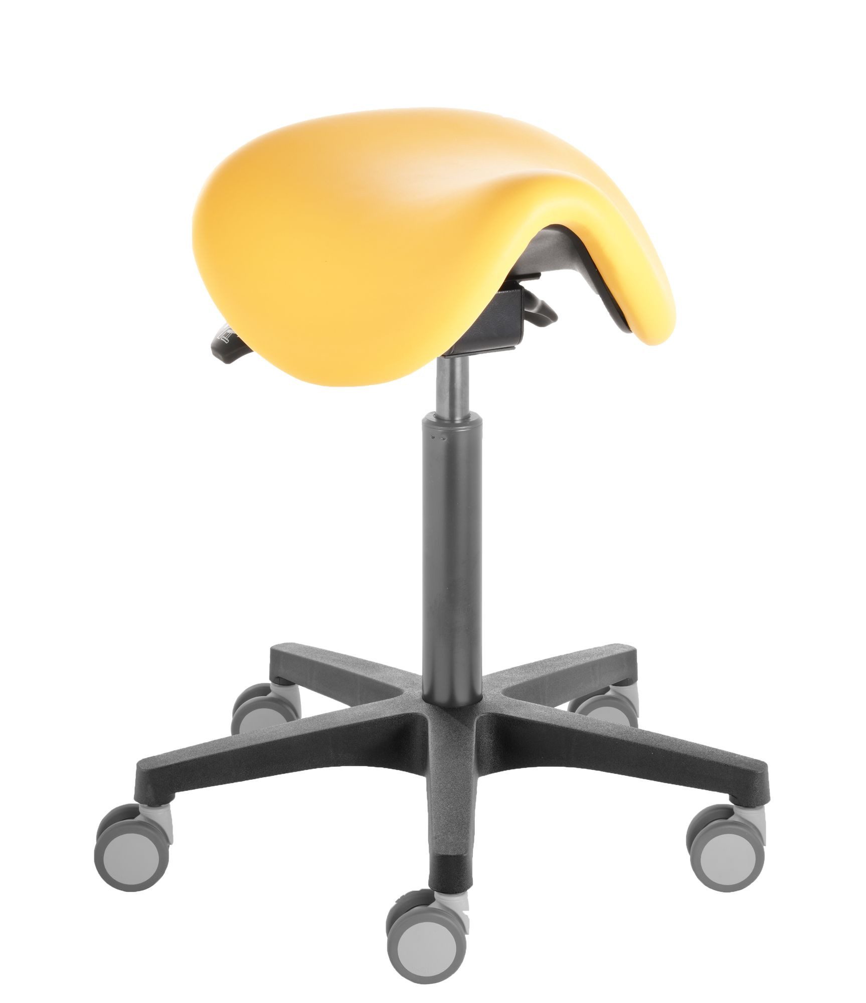 Prova Nova Arbeitshocker Sattelhocker docy® Kingston 4233, Sitzhöhe ca. 58 - 77 cm