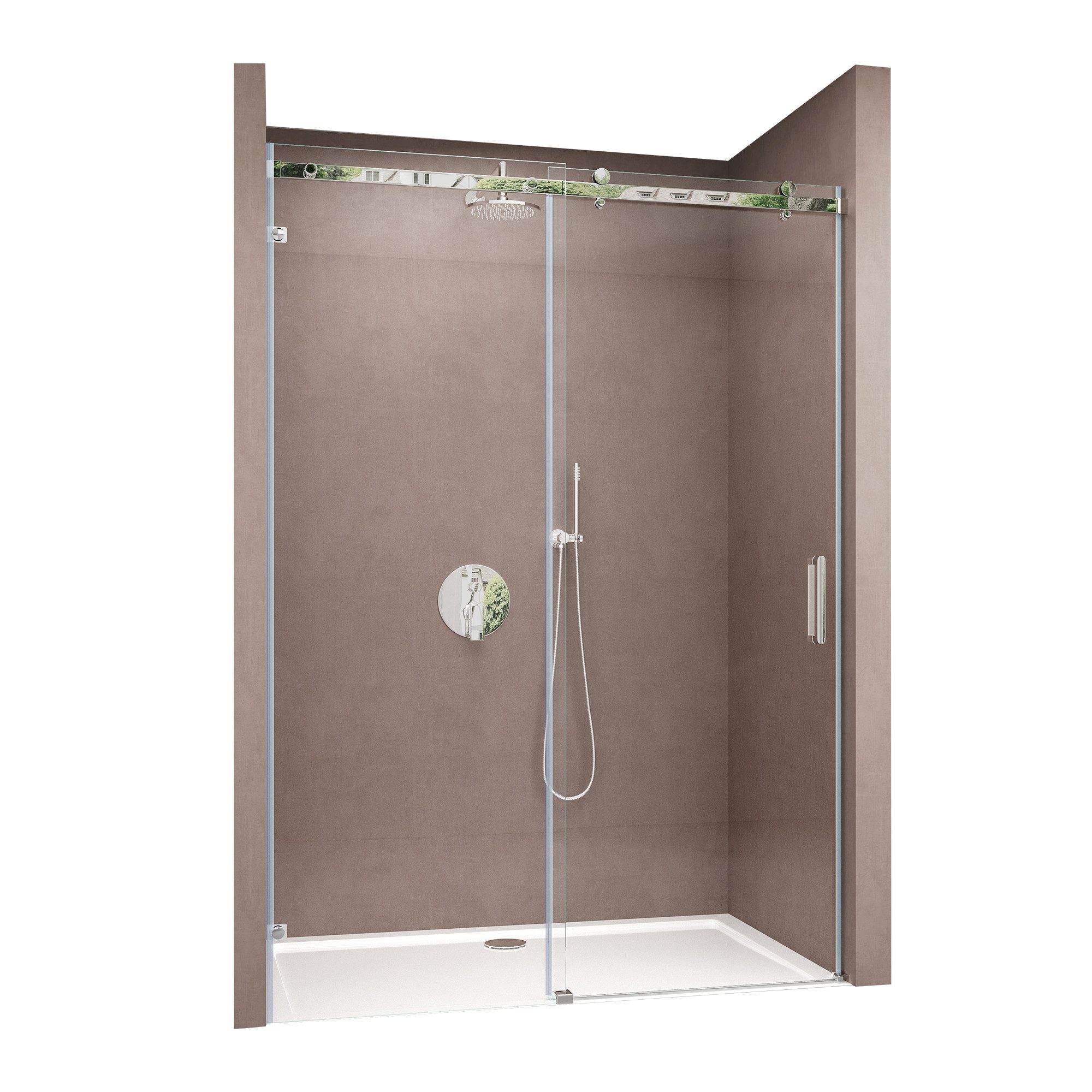 doporro Dusch-Schiebetür Duschtür Nischentür dusche Duschabtrennung Duschka günstig online kaufen