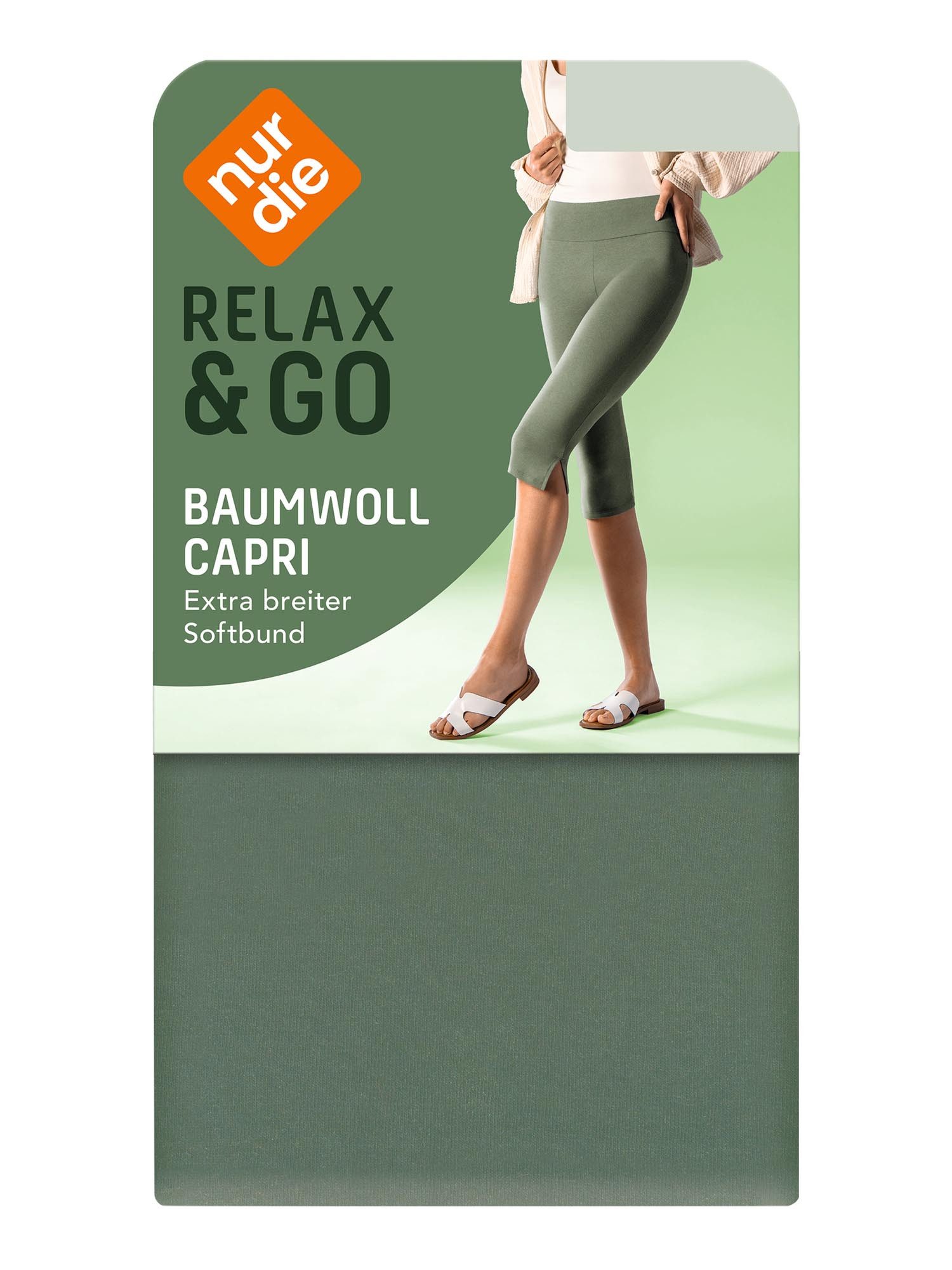 Nur Die Shorts Relax & Go Capri Kurze Hose, Sommerhose, Freizeitshorts