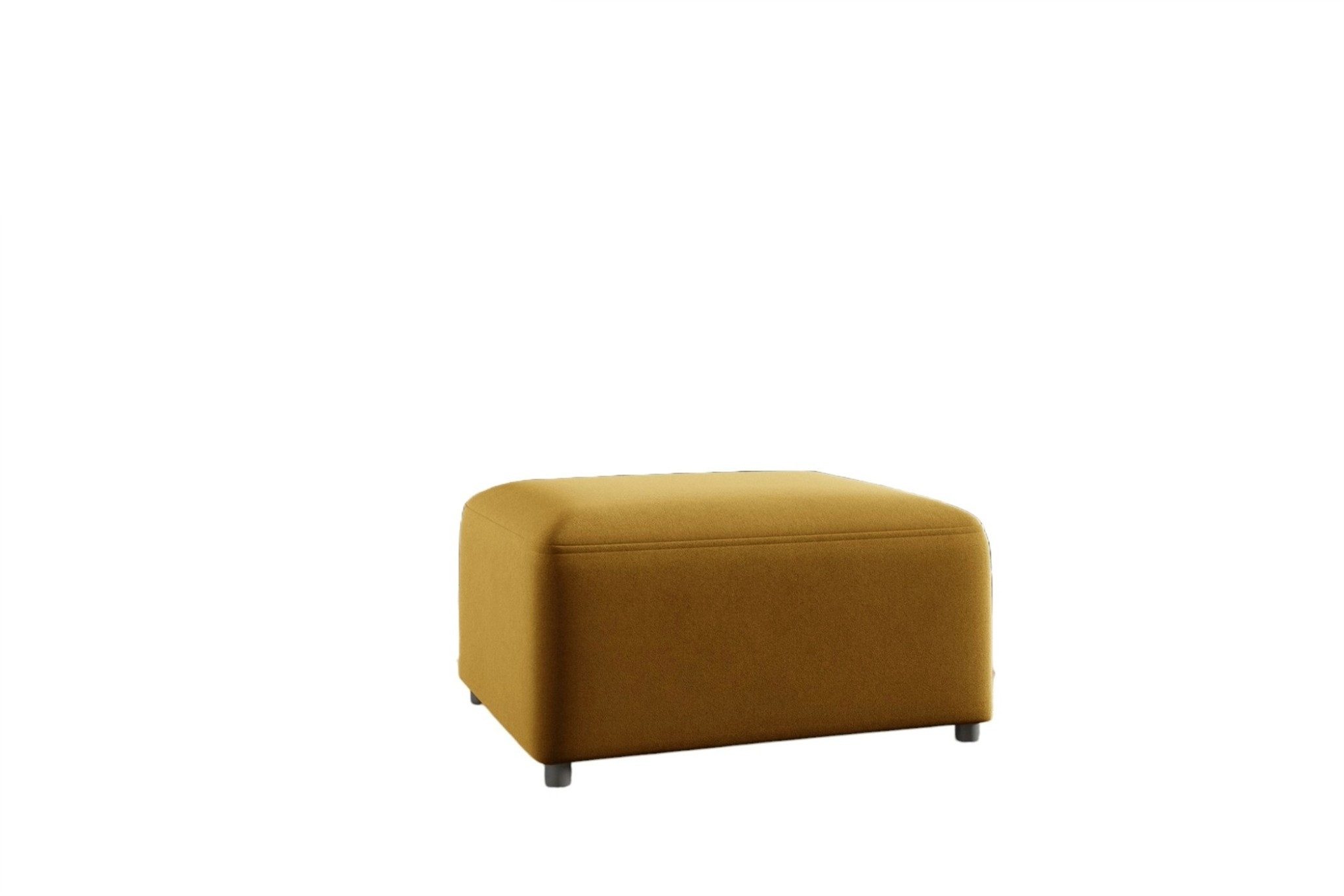 Fun Möbel Диван Designerhocker MEGAN in Stoff Salvador, Rundumbezug
