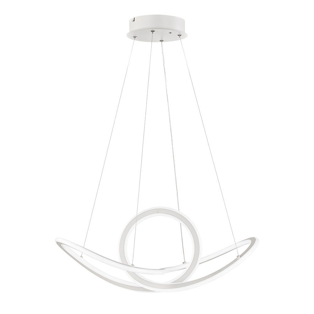WOFI Hängeleuchte, LED-Leuchtmittel fest verbaut, Warmweiß, Neutralweiß, Tageslichtweiß, Hängeleuchte dimmbar Esstischlampe LED modern