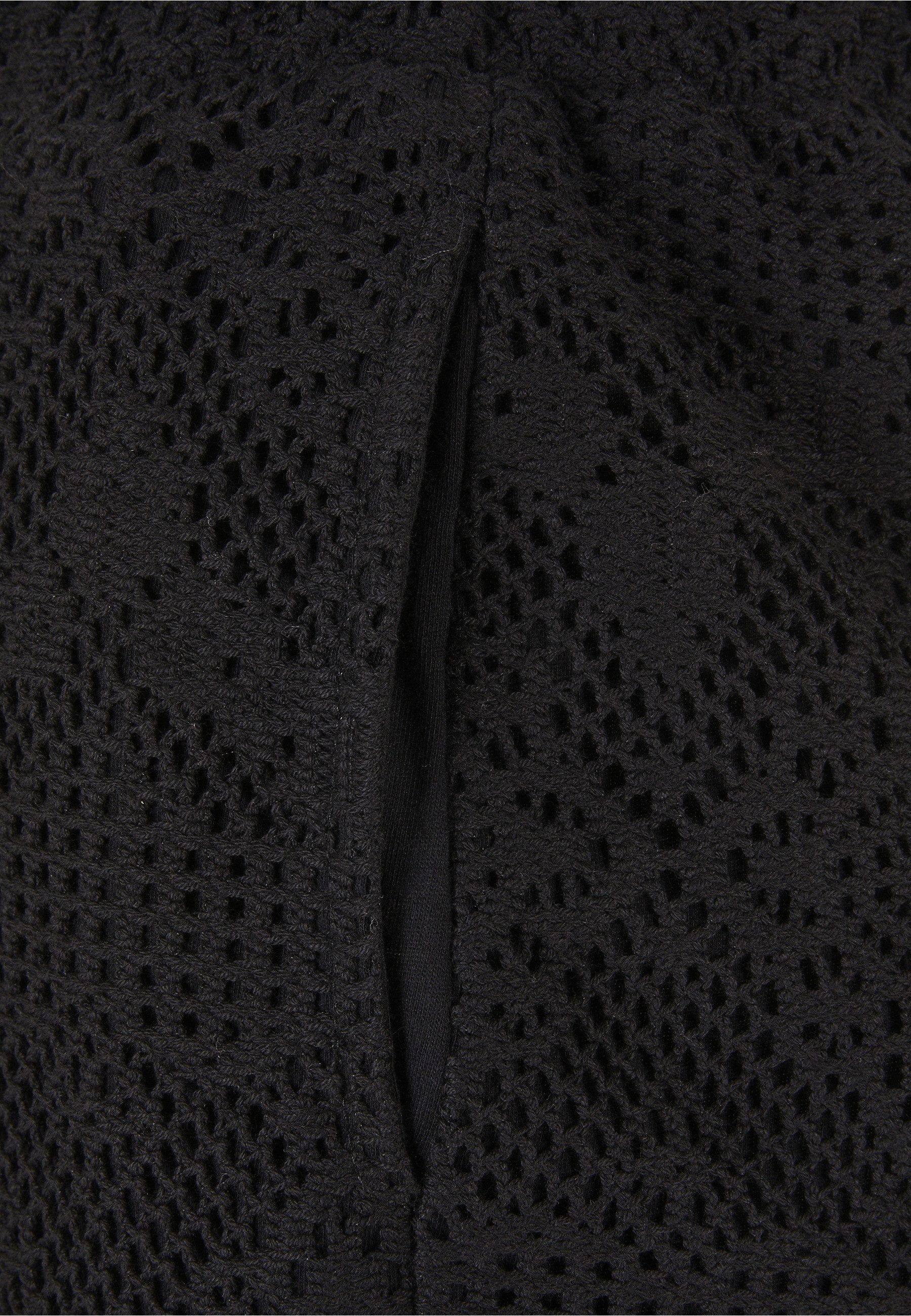 Stoffhose Urban Classics Damen Ladies Crochet Lace Resort Shorts