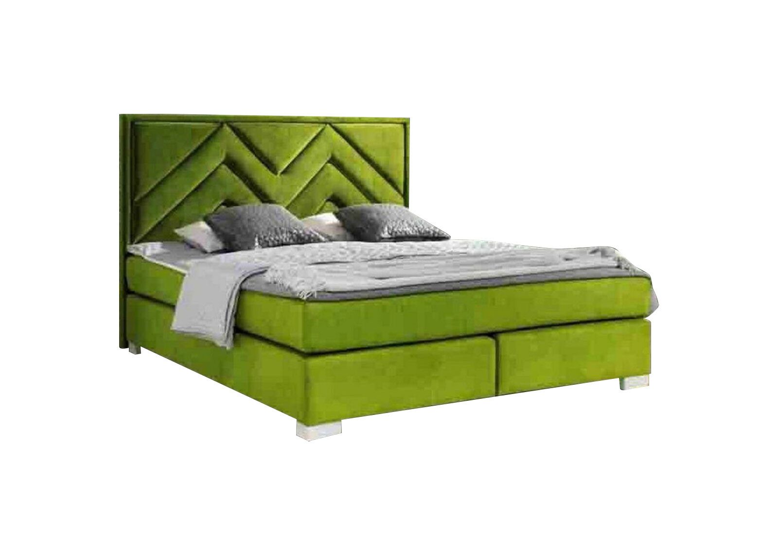 JVmoebel Bett Textil Schlafzimmer Möbel Betten Bettgestell Grün, Made in Eu günstig online kaufen