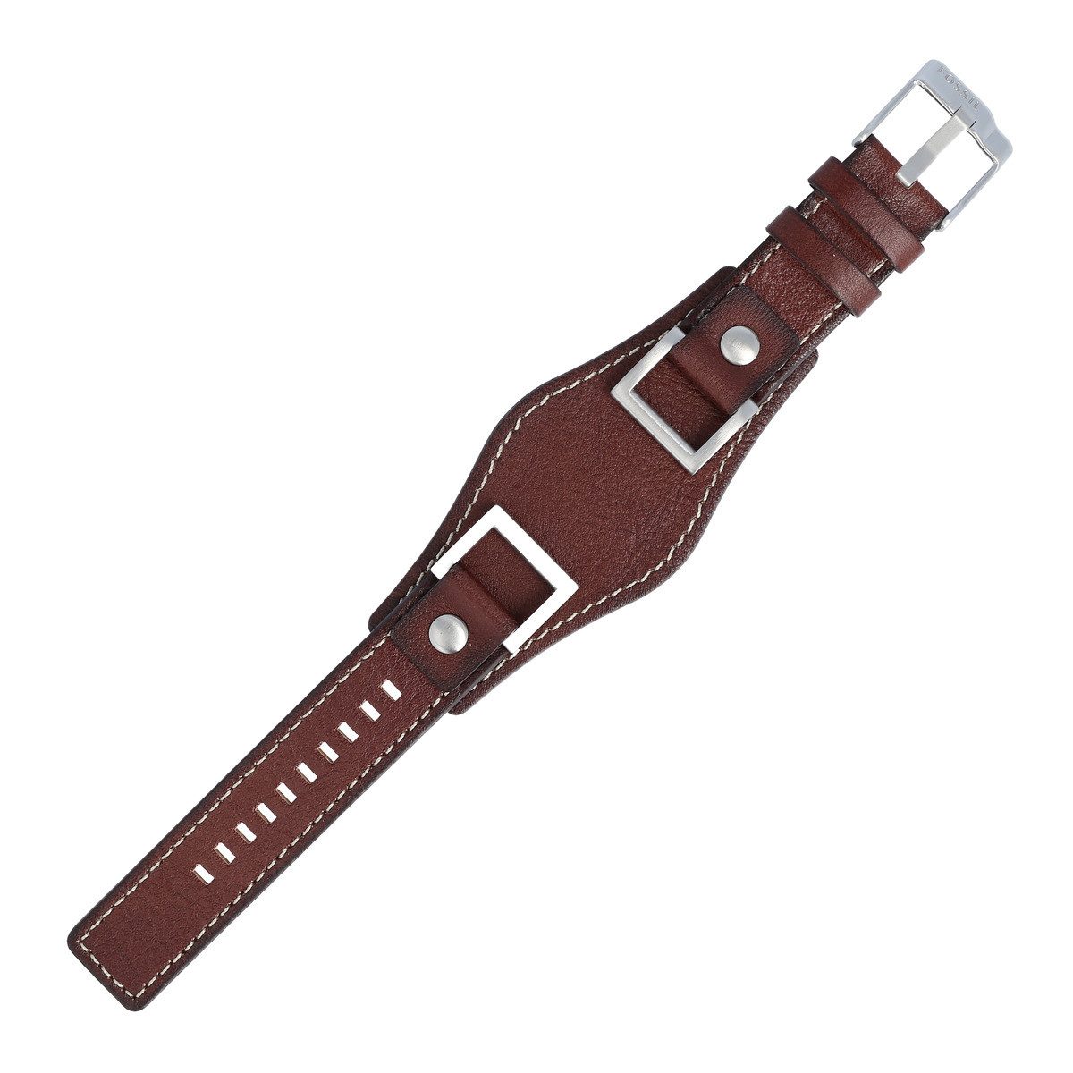 Fossil Uhrenarmband 24mm Leder Braun JR-1157 LB-JR1157