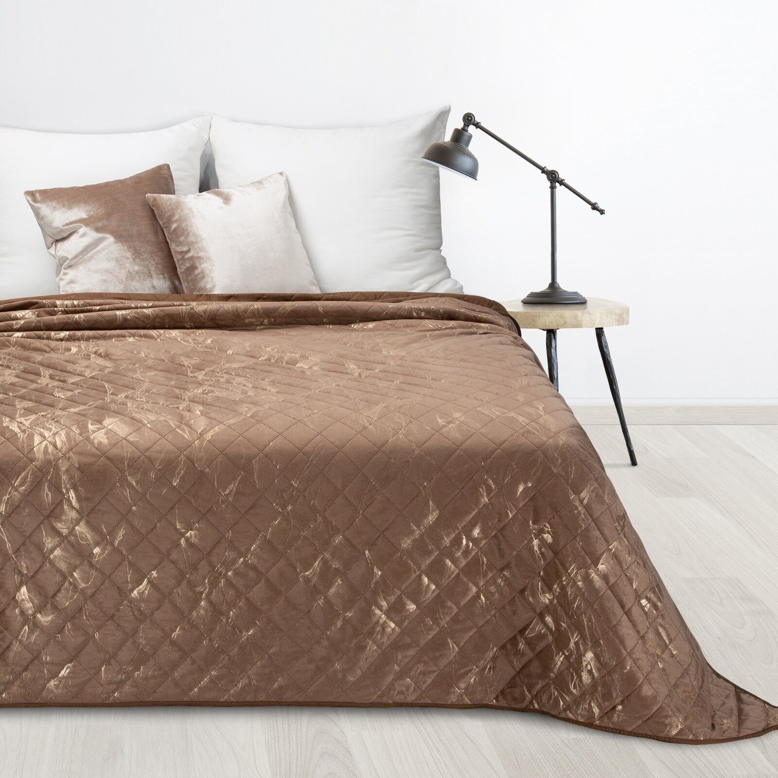 Design91 Tagesdecke Mikrofaser Sommerdecke Bettüberwurf Goldendes günstig online kaufen