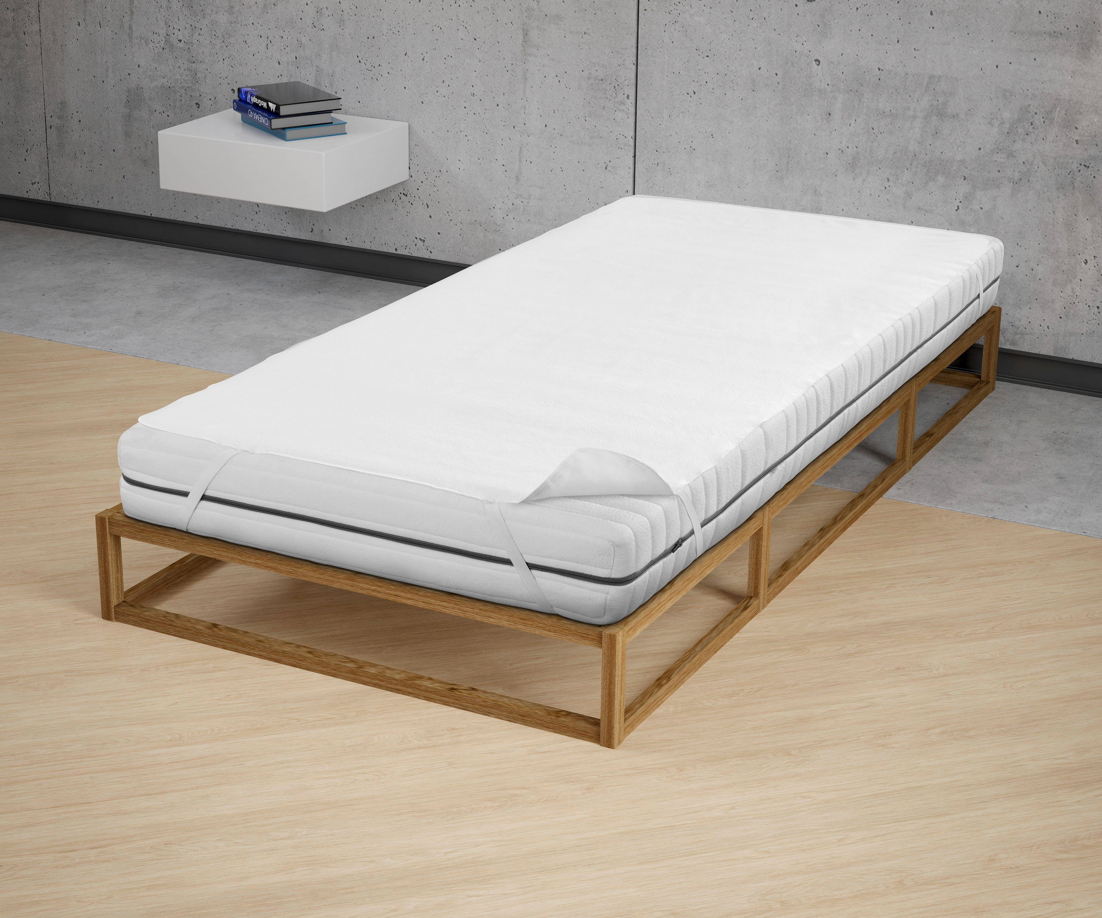 Matratzenauflage Molton Premium mit Silberausrüstung Biberna Sleep & Protect – Bild 2 von 5