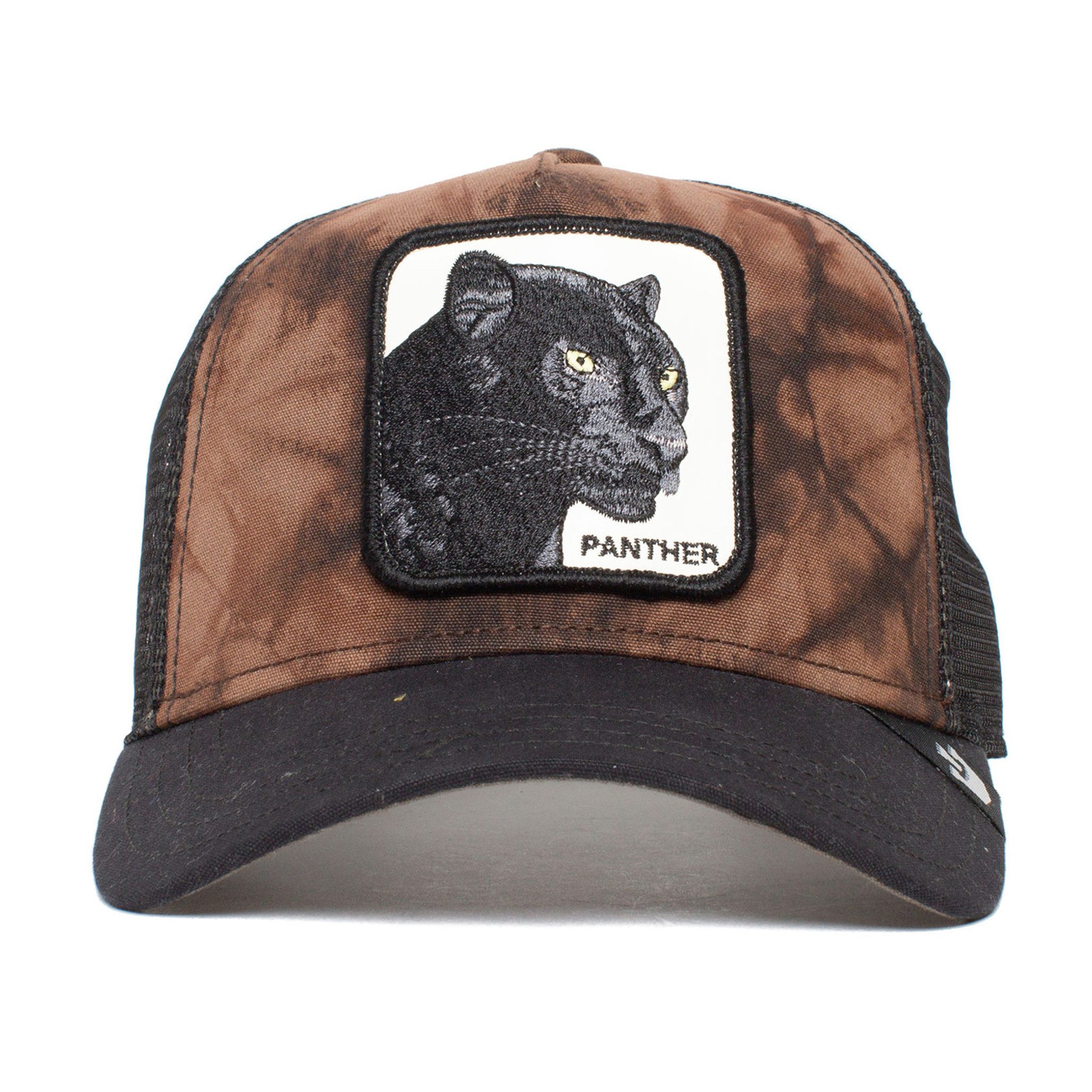 GOORIN Bros. Trucker Cap Goorin Bros. Acid Panther Trucker Cap The Farm Animal Black (Basecap, Basecap, Meshcap, Trucker Kappe)