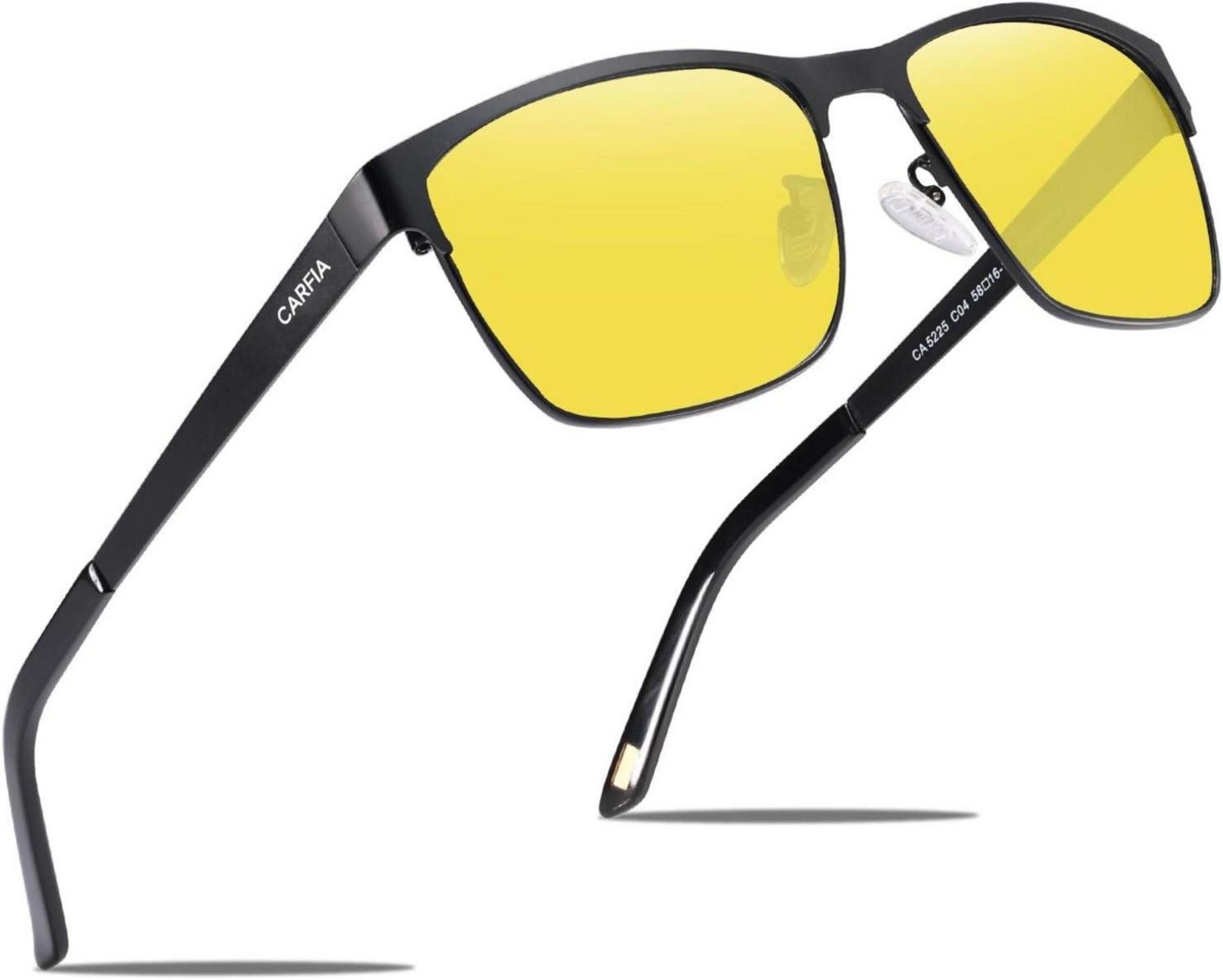 Sonnenbrille Polarisierte Sonnenbrille Herren Metallrahmen UV 400 Fahrerbrille