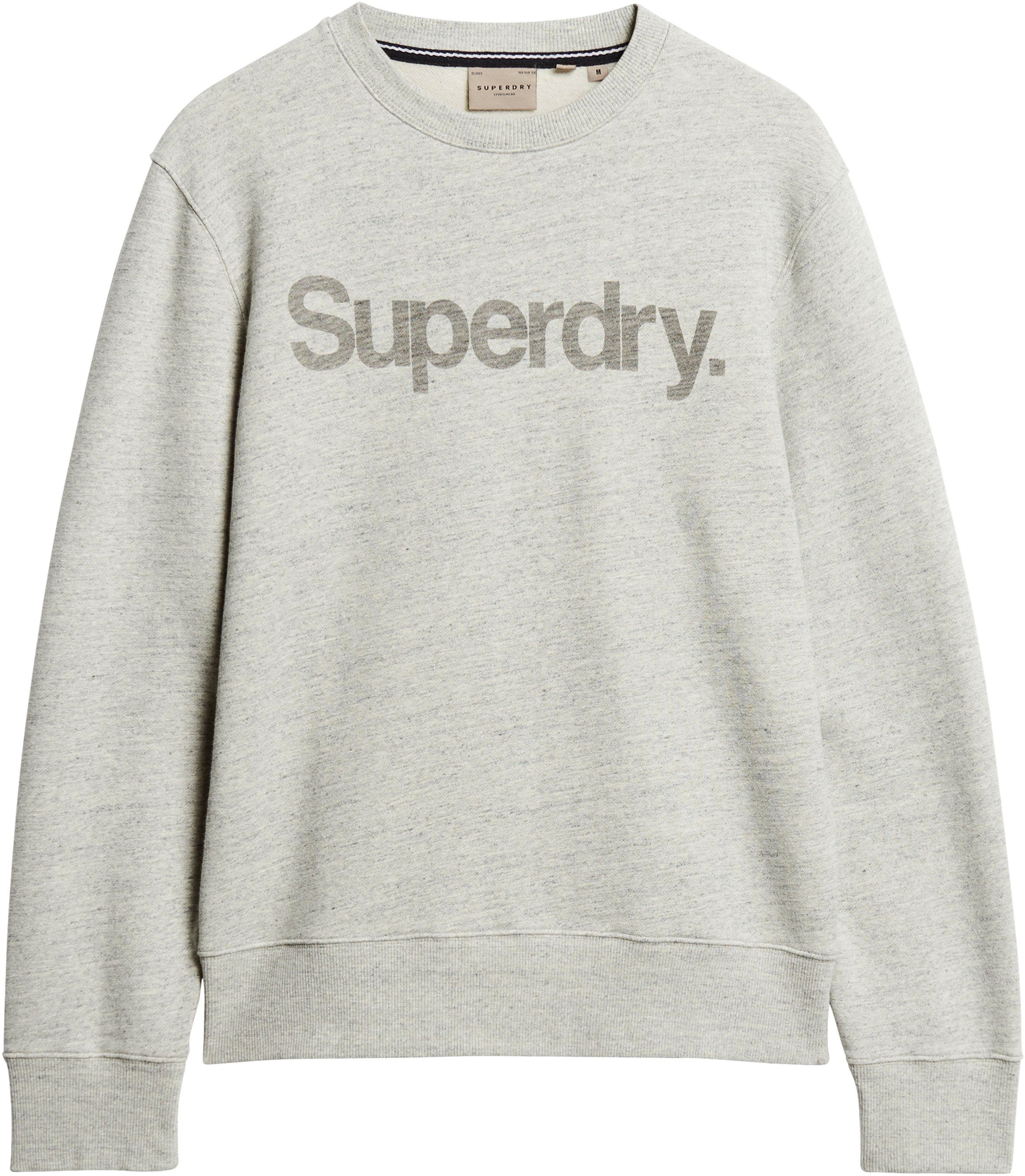 Superdry Sweatshirt LOOSE LOGO grey CITY CORE athletic marl CREW