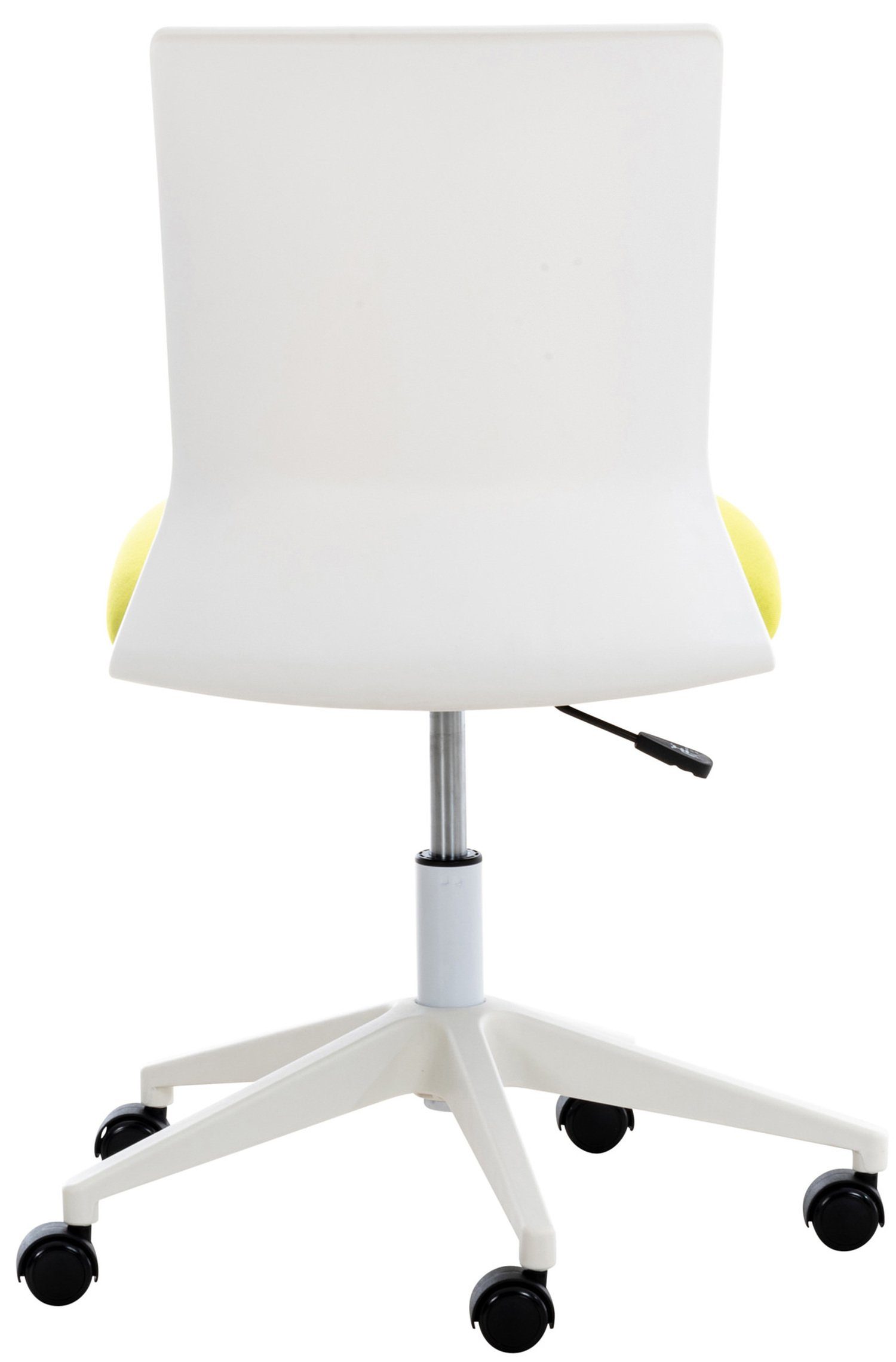 Stoff Rückenlehne bequemer drehbar XXL), weiß Bürostuhl und grün Gestell: TPFLiving 360° mit Drehstuhl, Apollo Chefsessel, - Bürostuhl Sitzfläche: Kunststoff (Schreibtischstuhl, höhenverstellbar -