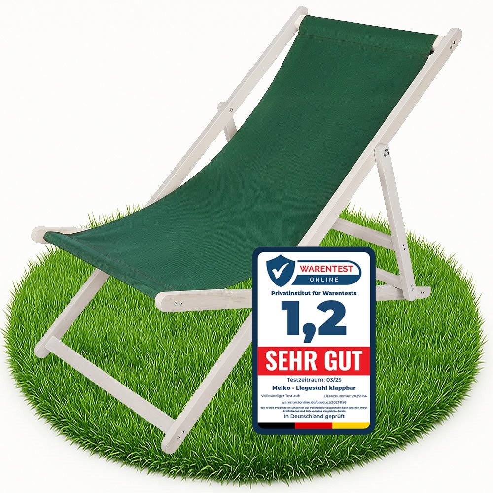 Melko Gartenstuhl Strandliege klappbar Liegestuhl Gartenliege günstig online kaufen