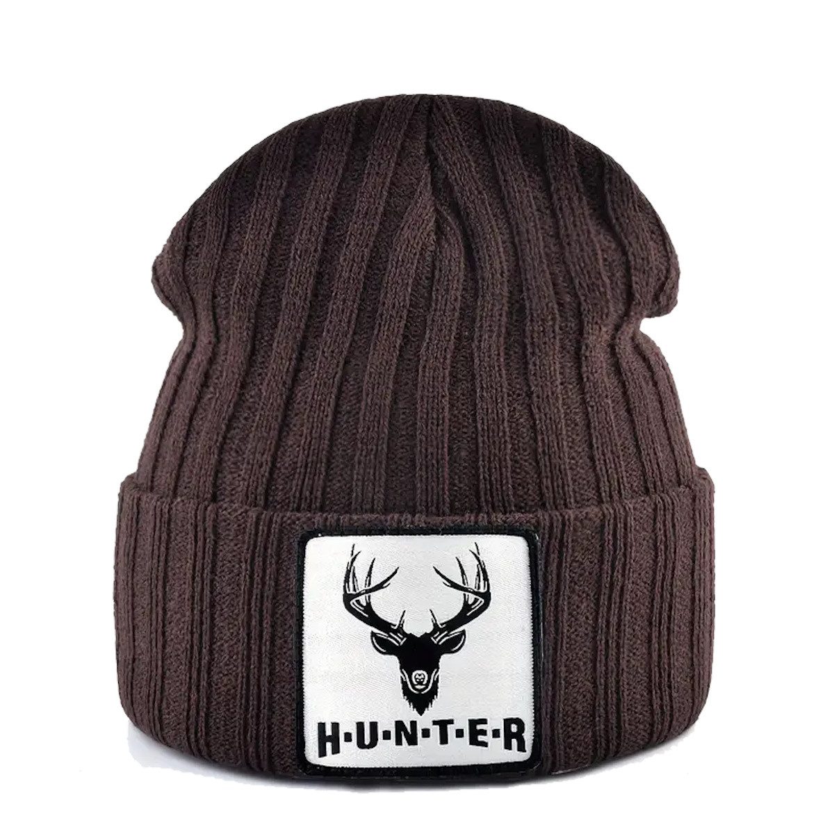 Sporty Beanie Jäger Beanie Mütze - Hirsch - Strickmütze (Beanie Männer)