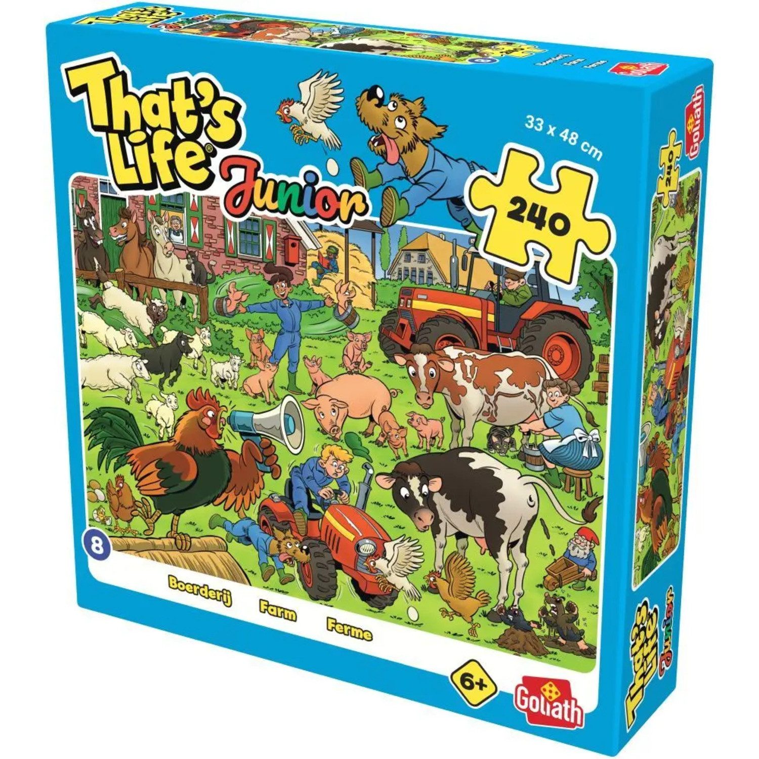 Goliath Toys Puzzle That's Life Junior - Farm, 499 Puzzleteile