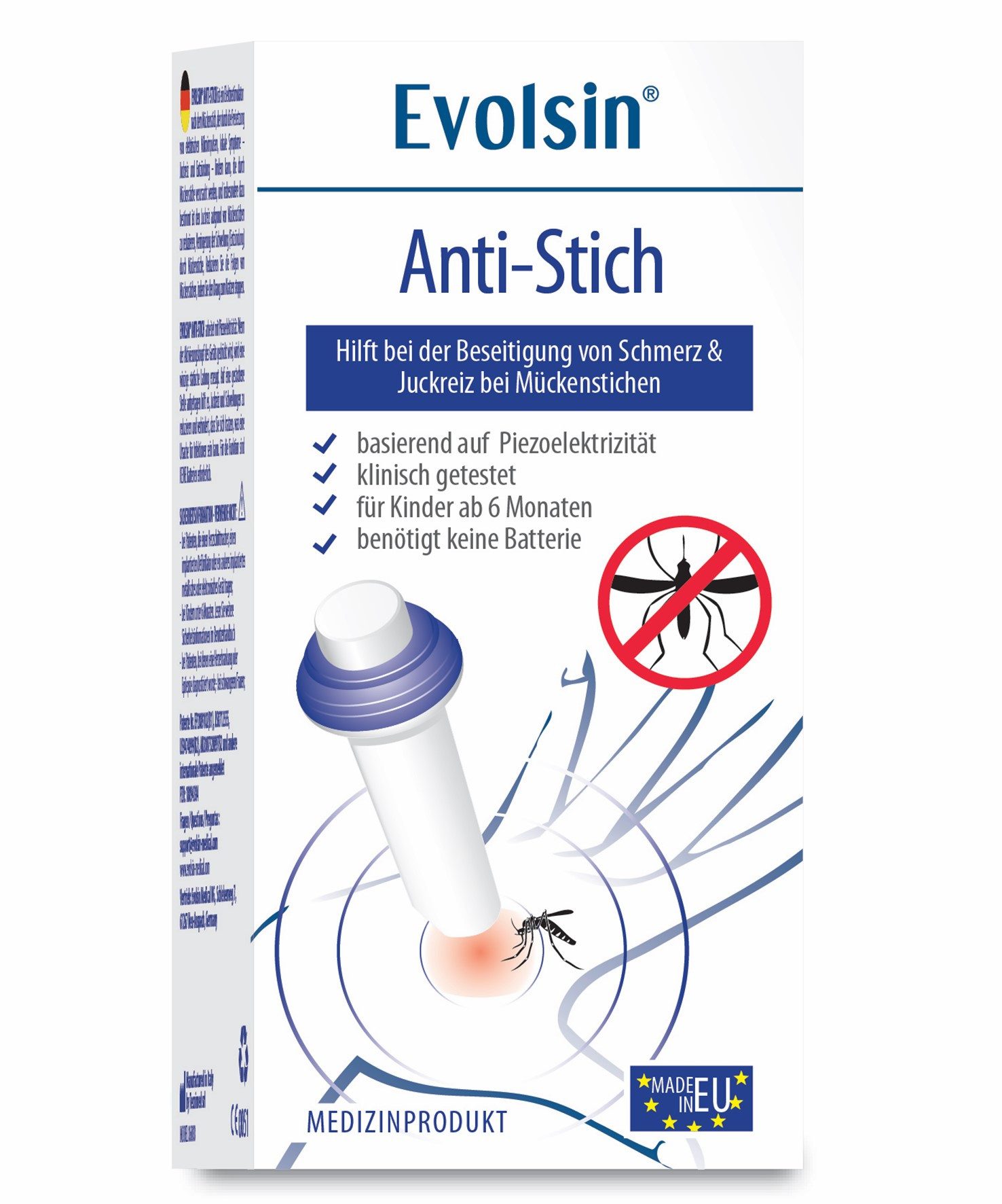 Evolsin Insektenstichheiler Evolsin‎® Anti Stich zur Behandlung von Insektenstichen, 1-tlg., Ohne Batterien, ohne Chemie