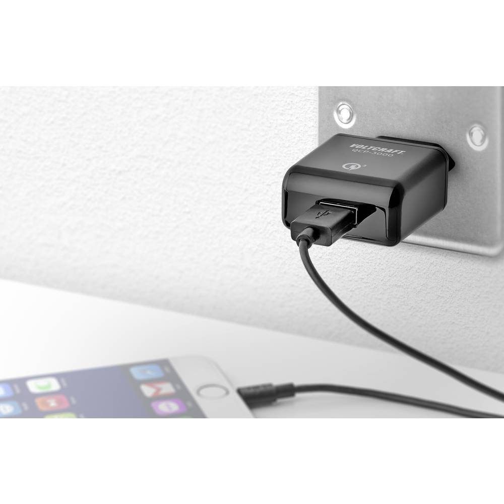 VOLTCRAFT USB-LADEGERÄT VC-11342765 USB-Ladegerät (Qualcomm Quick Charge 3.0)