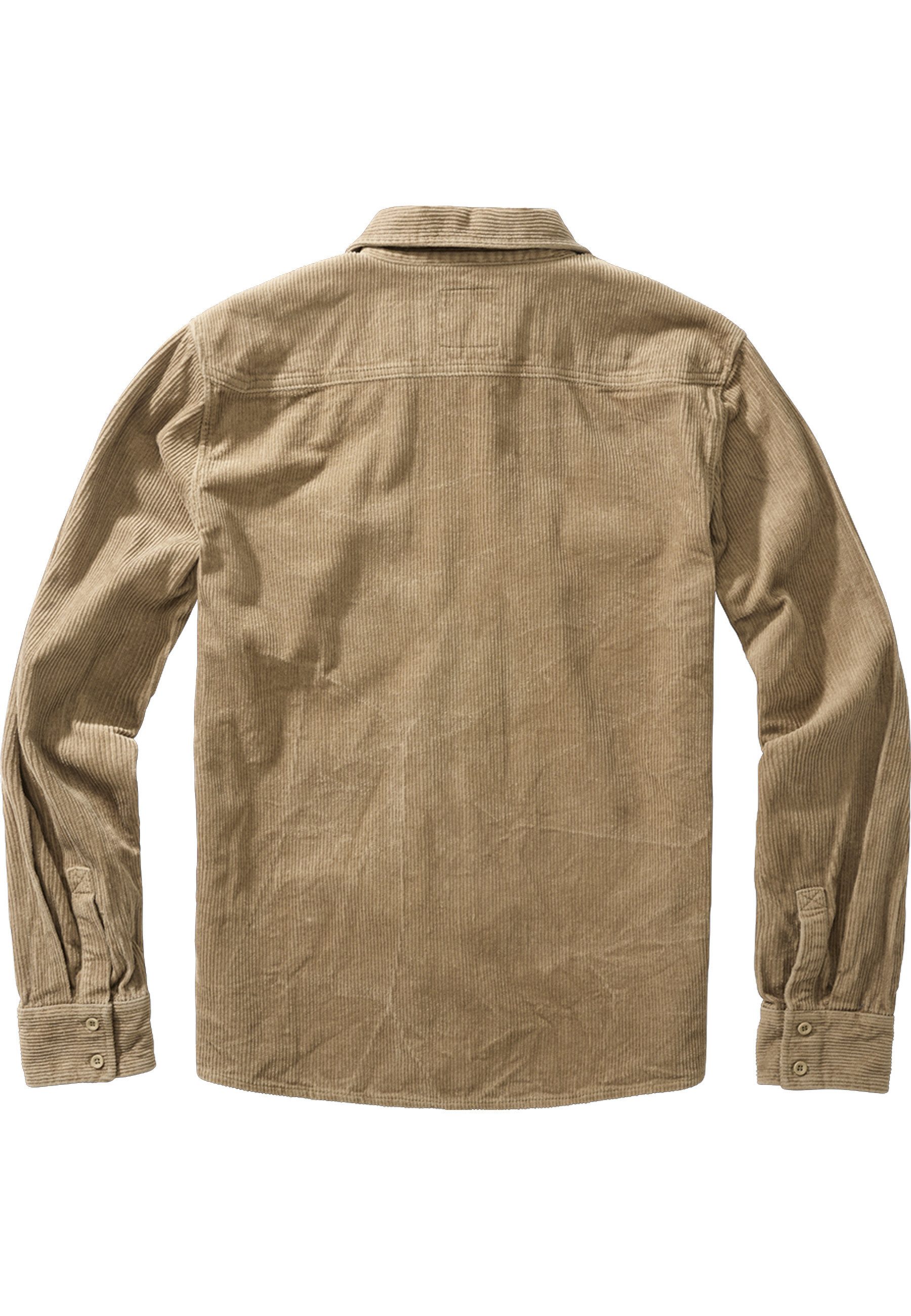 Brandit Langarmhemd Brandit Herren Corduroy Classic Shirt Long Sleeve (1-tlg)