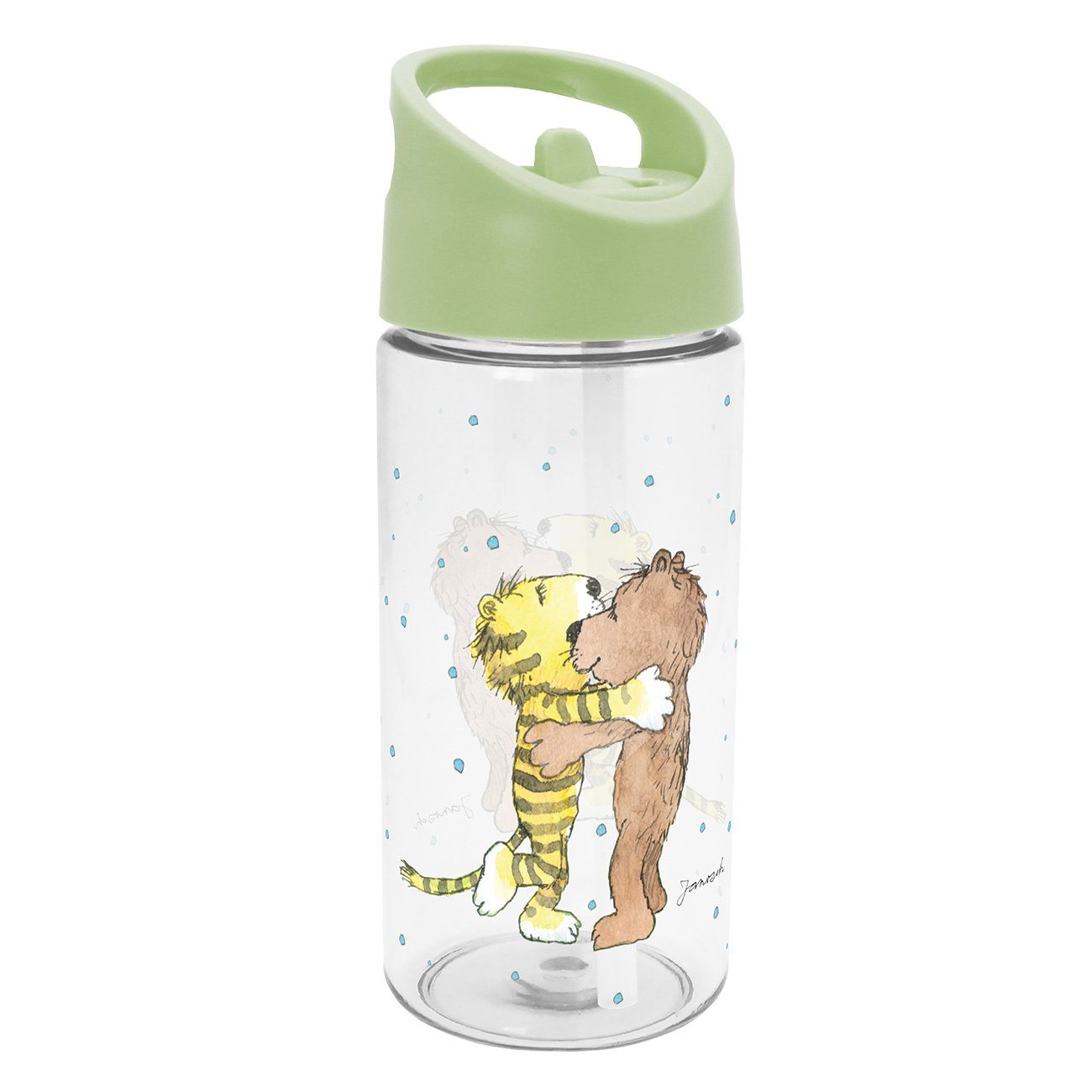 Geda Labels GmbH Trinkflasche Janosch kids, Hellgrün, 480ml, nicht spülmaschinengeeignet