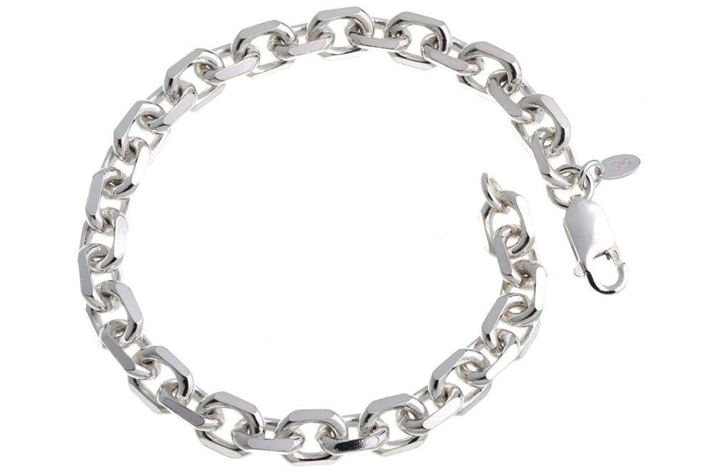 925 6,5mm Ankerkette Silberarmband - Silberkettenstore Silber Armband